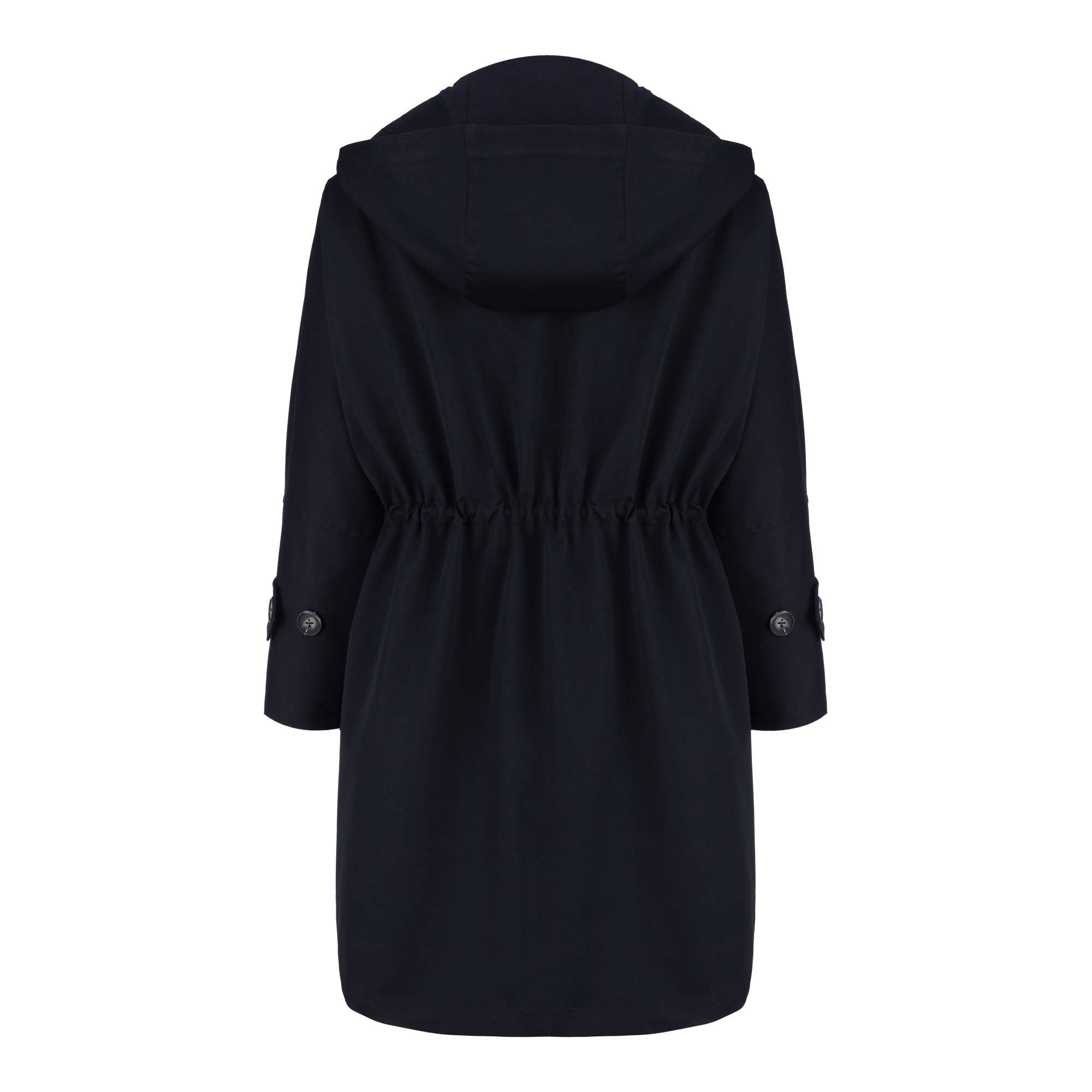 بارانی زنانه کلاه دار سرمه ای تیره مدل سیبا السانا Elsana کد 2337