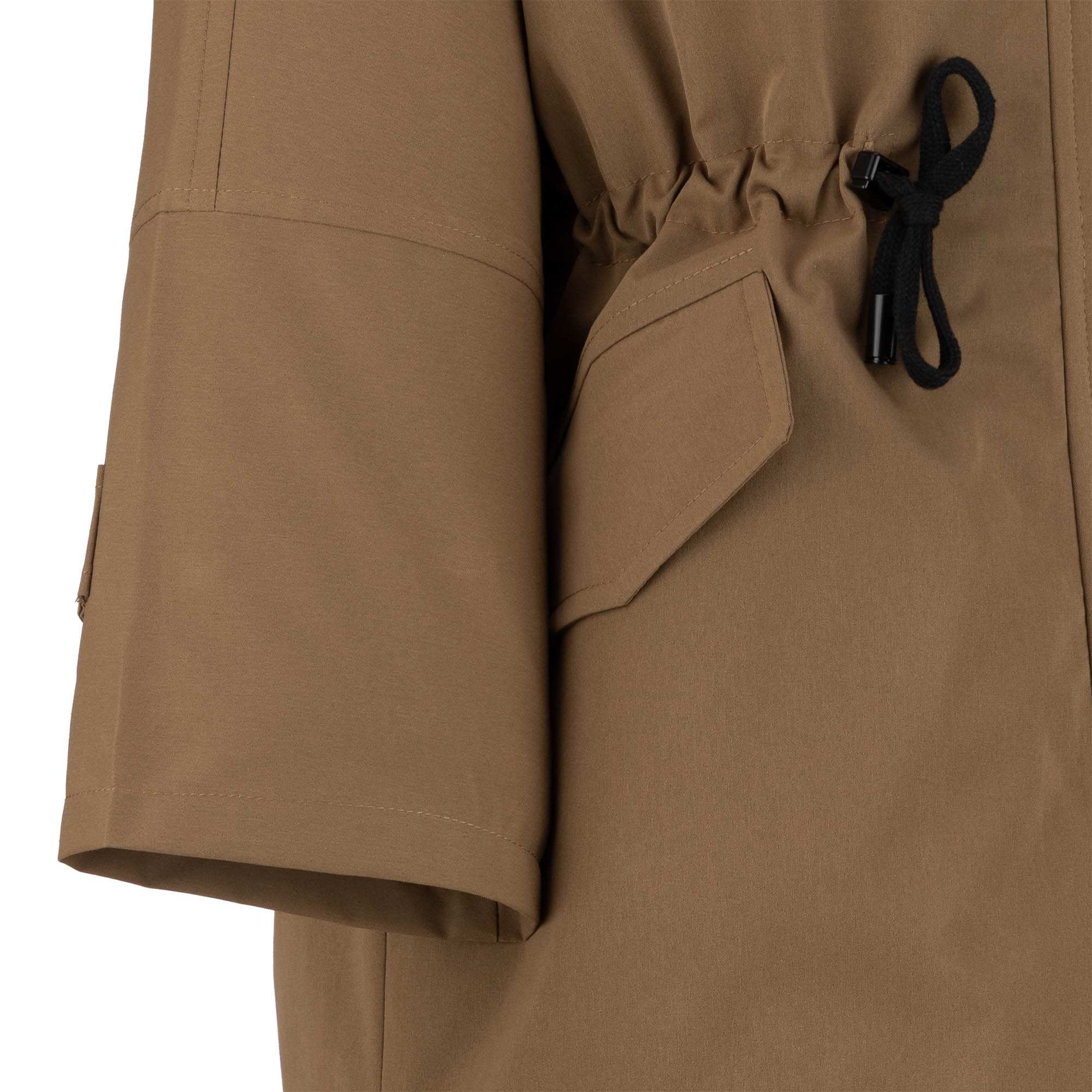 بارانی زنانه کلاه دار موکایی مدل سیبا السانا Elsana کد 2337