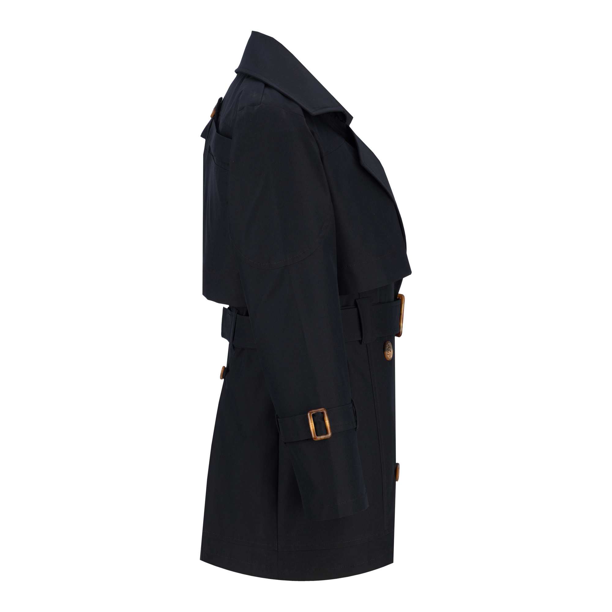 بارانی زنانه سرمه ای تیره مدل پوپر السانا Elsana کد 2338