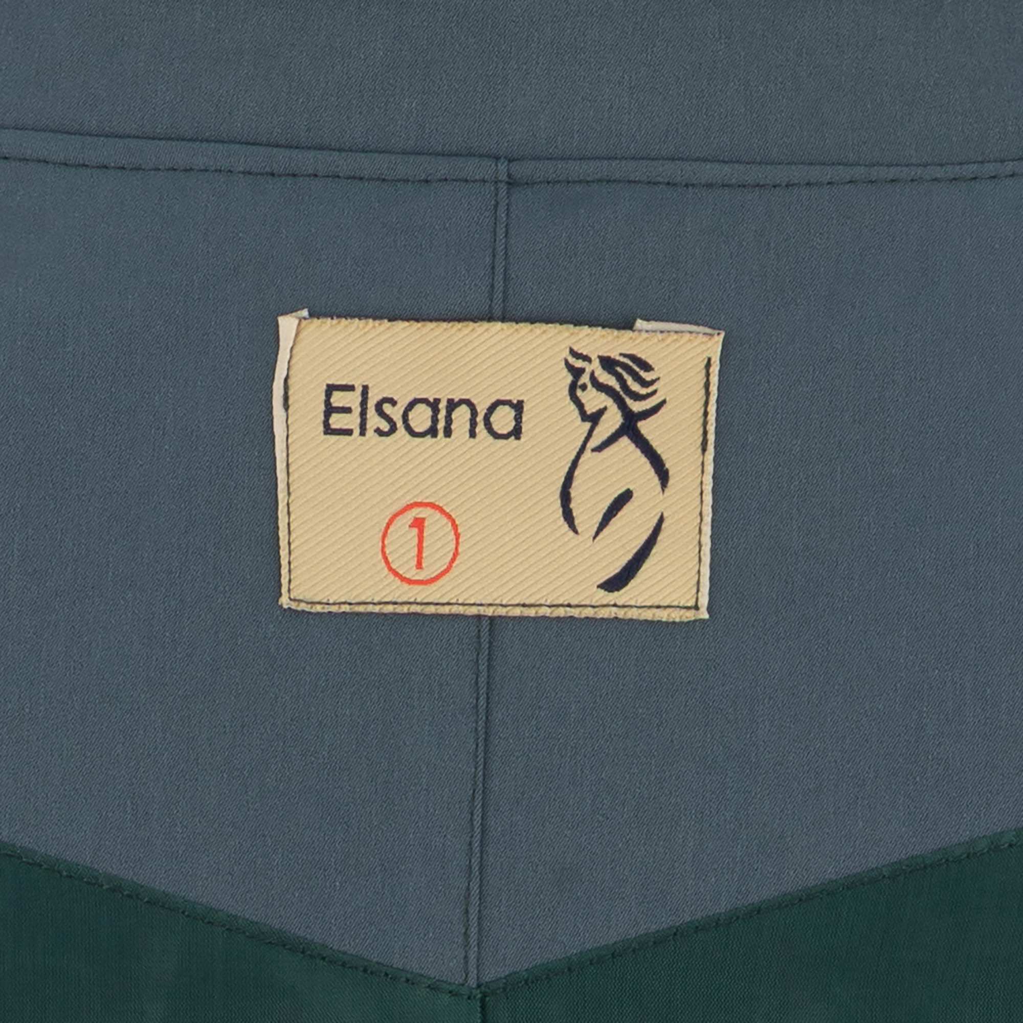 بارانی زنانه سبز کله غازی مدل پوپر السانا Elsana کد 2338