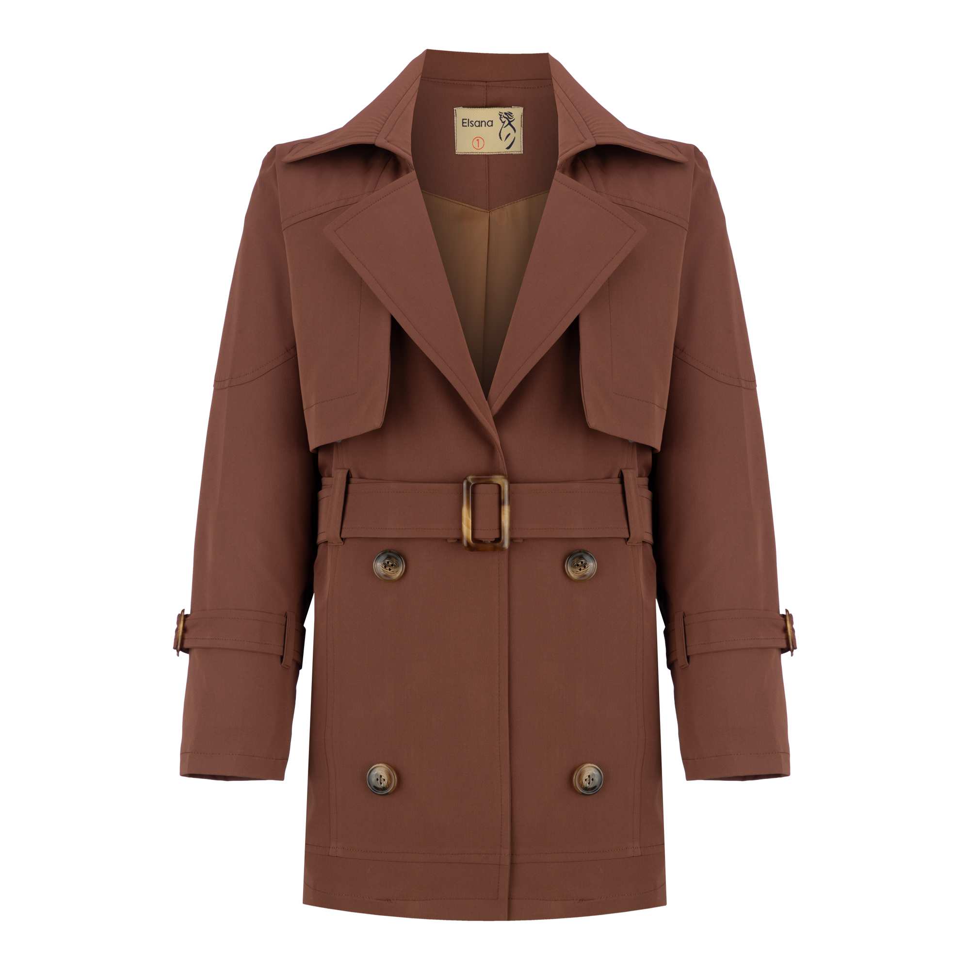 بارانی زنانه مسی مدل پوپر السانا Elsana کد 2338