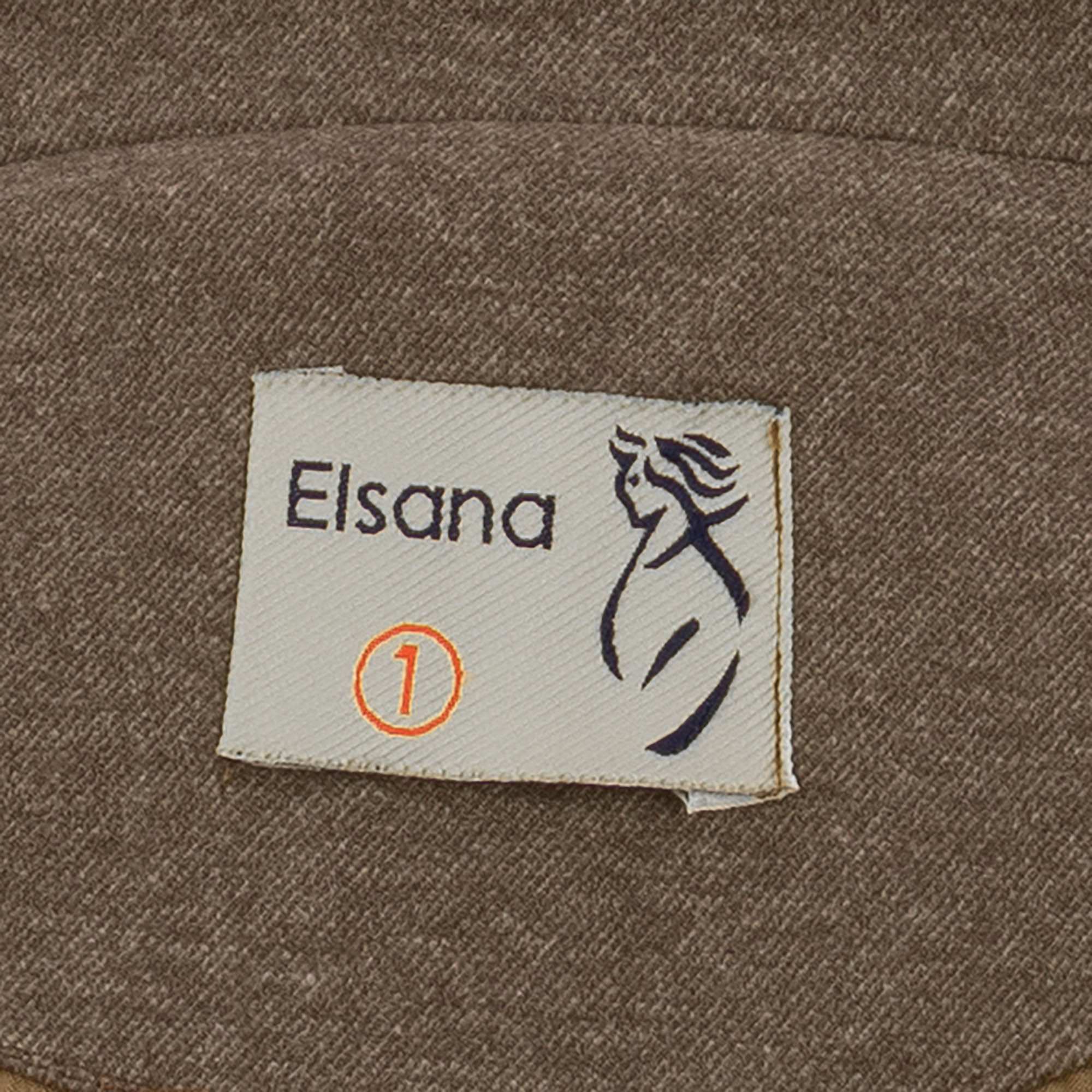 پالتو زنانه فوتر شکلاتی مدل پرندیس السانا Elsana کد 2340