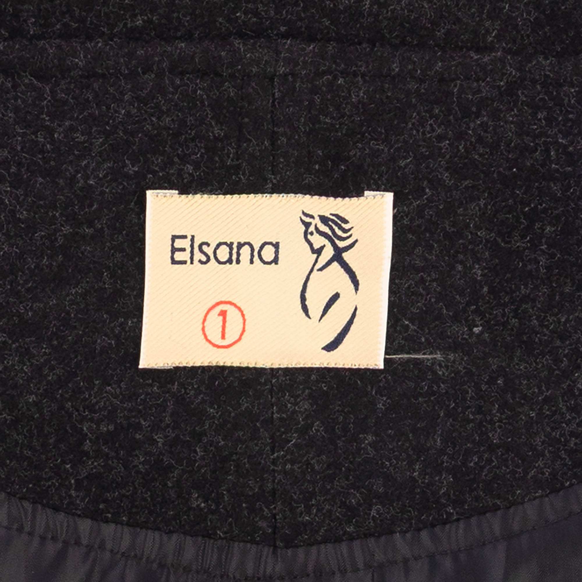 پالتو زنانه فوتر مشکی مدل ساواش السانا Elsana کد 2342