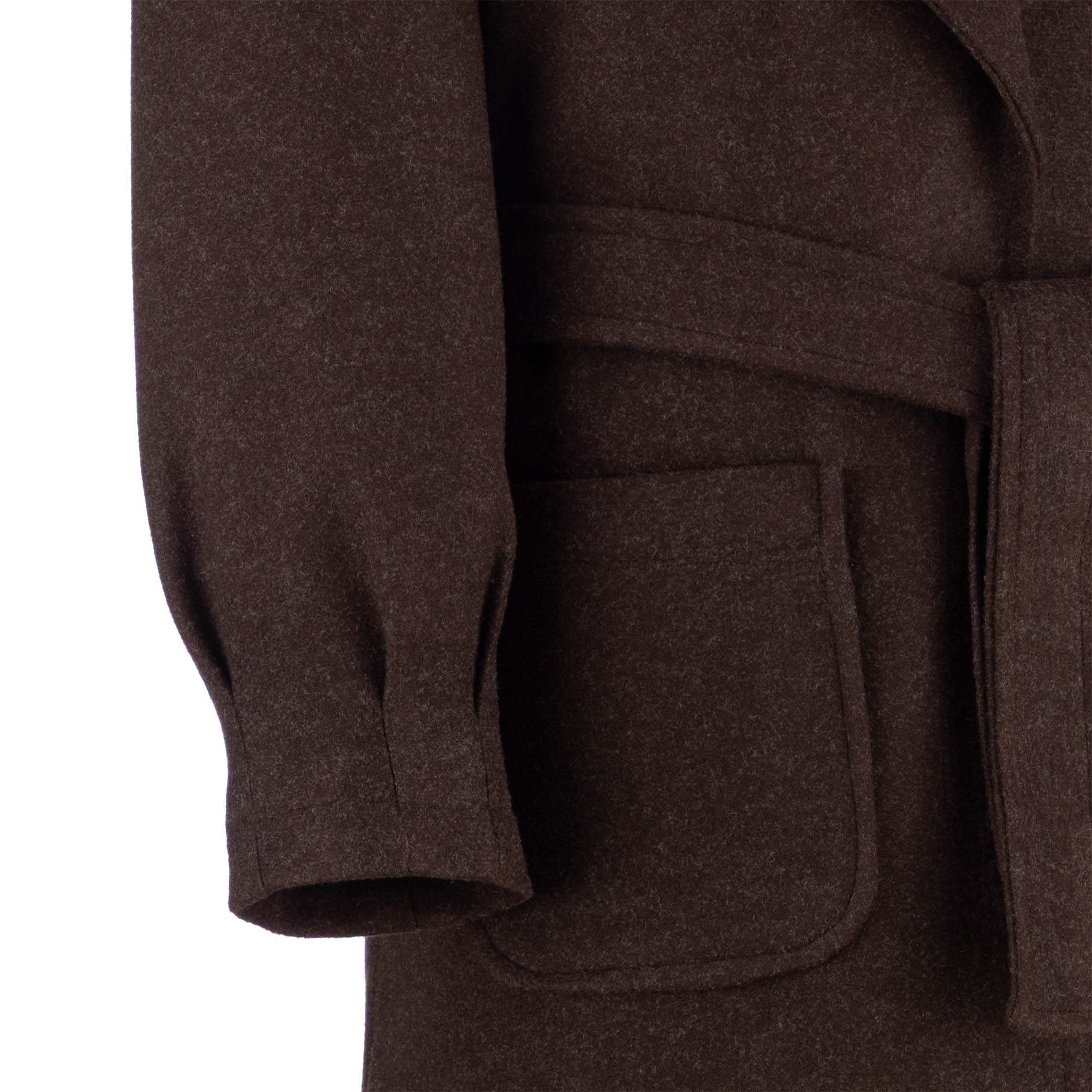 پالتو زنانه فوتر قهوه ای مدل ساواش السانا Elsana کد 2342