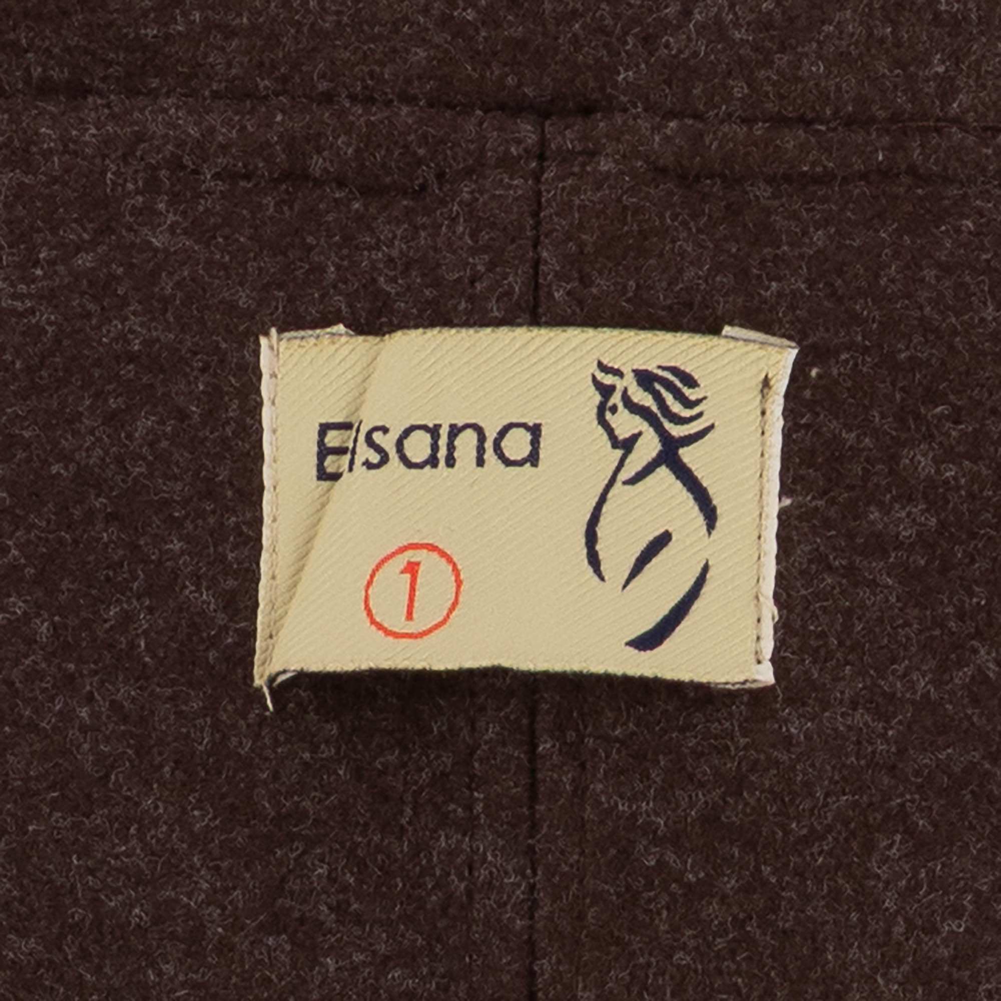 پالتو زنانه فوتر قهوه ای مدل ساواش السانا Elsana کد 2342