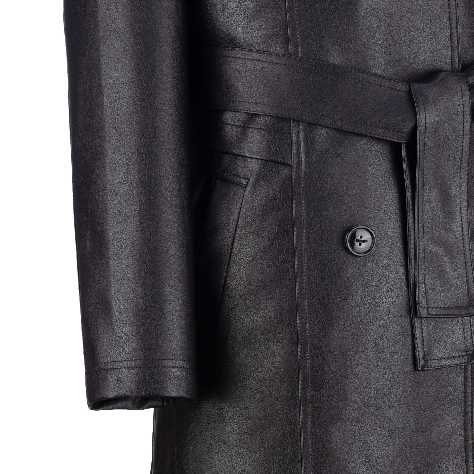 کت چرم زنانه مشکی مدل سالیز السانا Elsana کد 2343