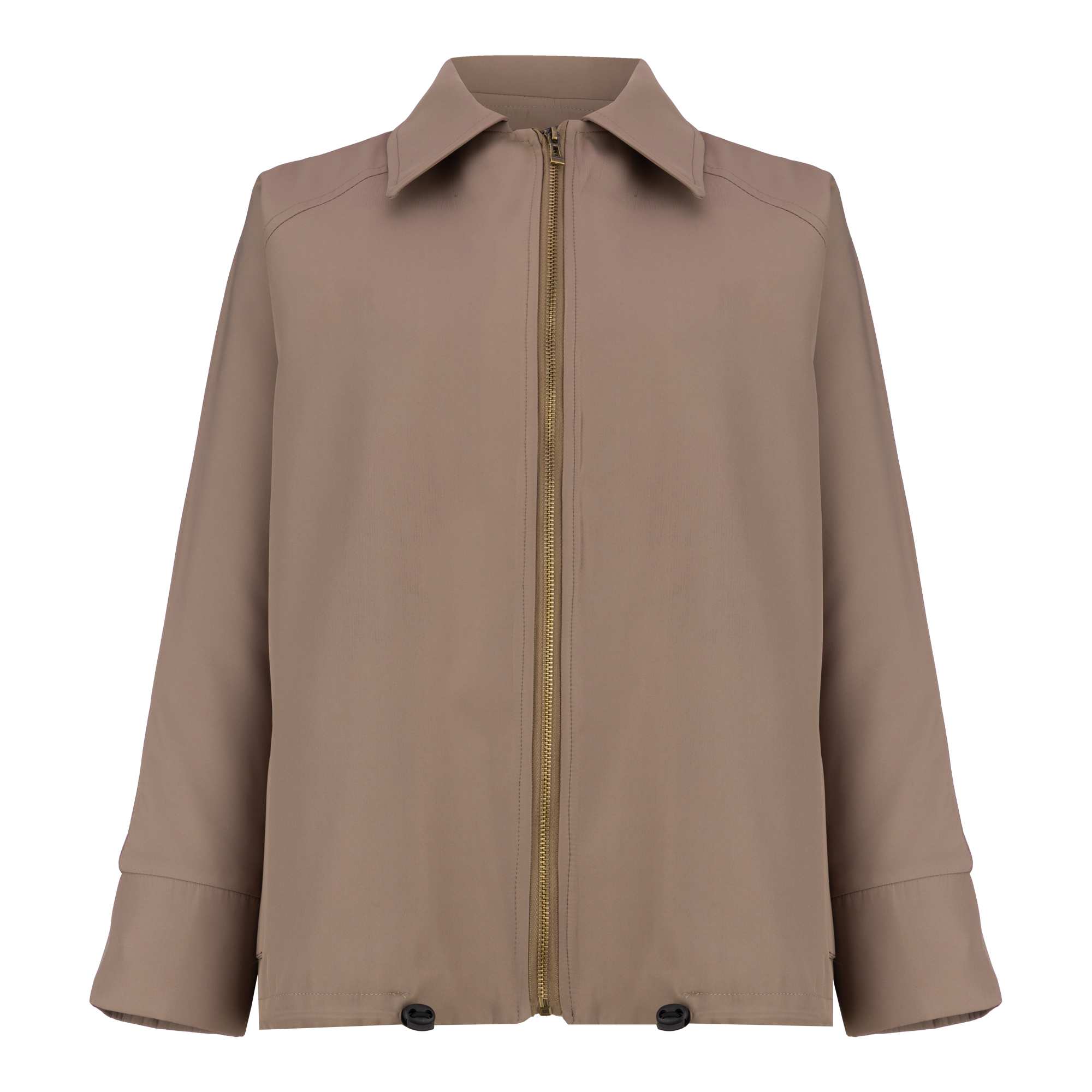 بامبر جکت زنانه خاکی مدل الوان السانا Elsana کد 2345