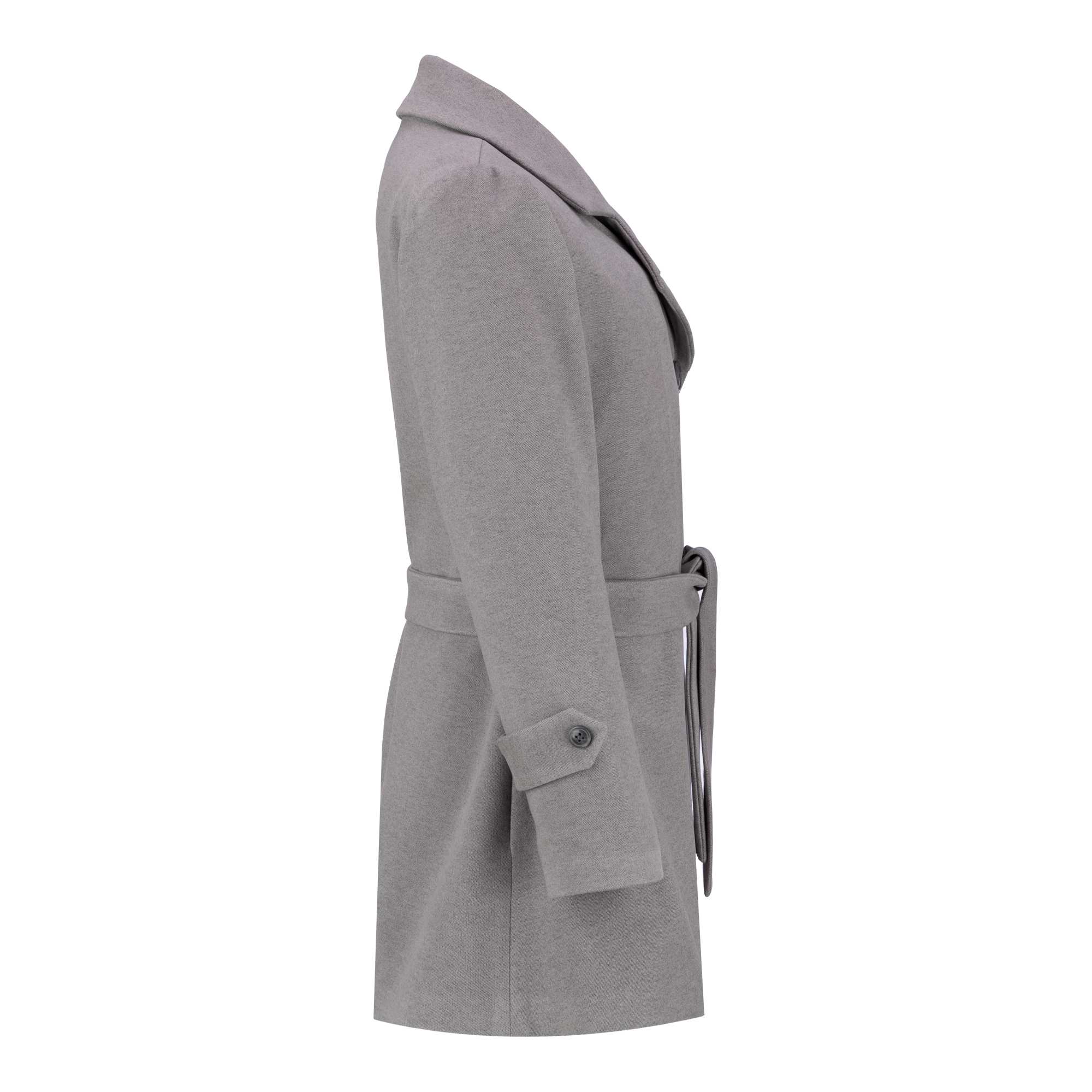 پالتو زنانه فوتر طوسی مدل دانهیل السانا Elsana کد 2346