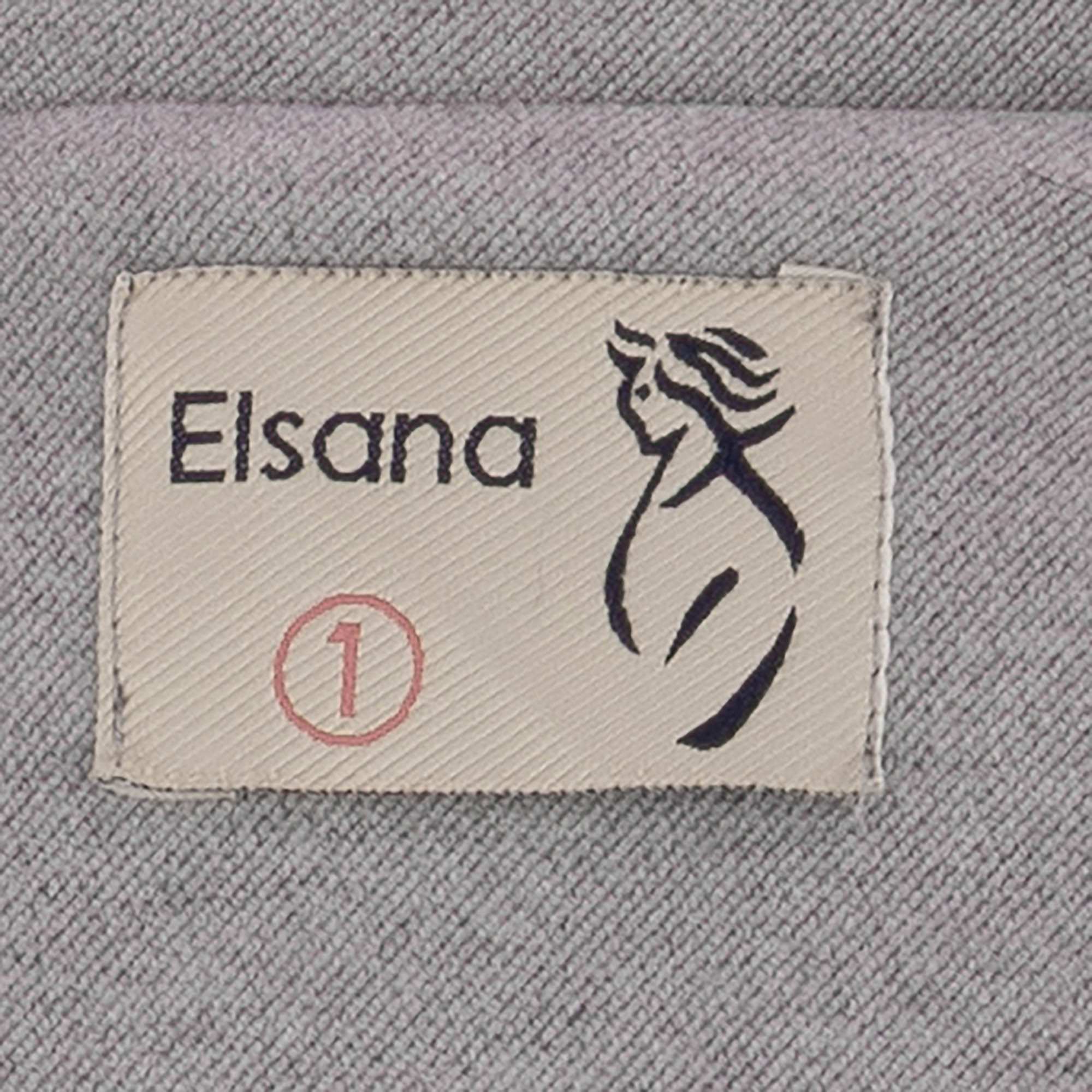 پالتو زنانه فوتر طوسی مدل دانهیل السانا Elsana کد 2346