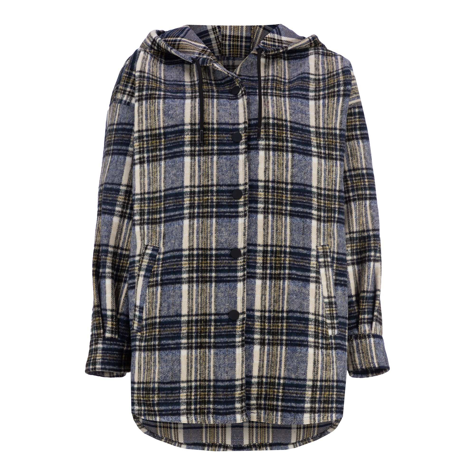 شکت زنانه کلاه دار سرمه ای مدل ناردین السانا Elsana کد 2347