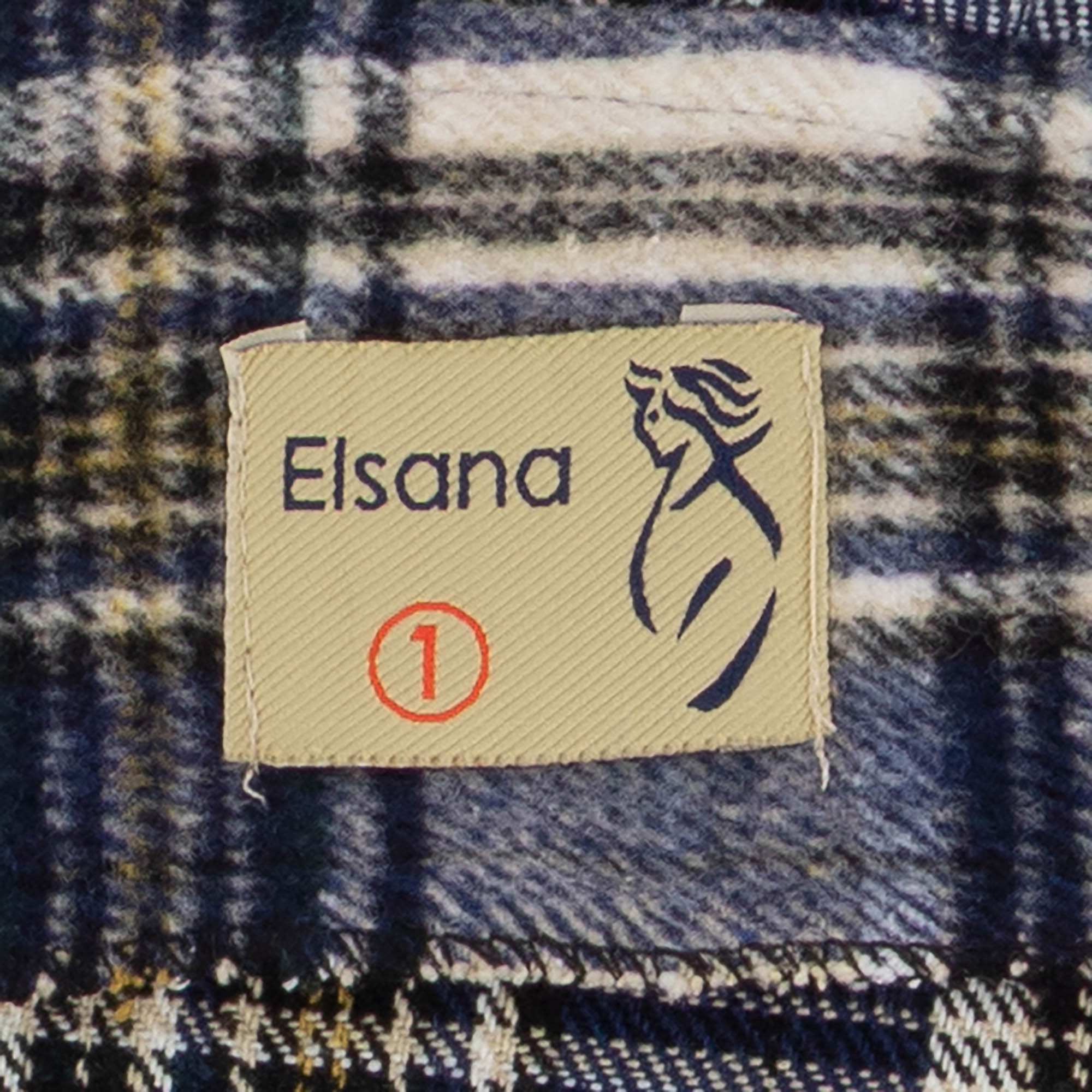 شکت زنانه کلاه دار سرمه ای مدل ناردین السانا Elsana کد 2347