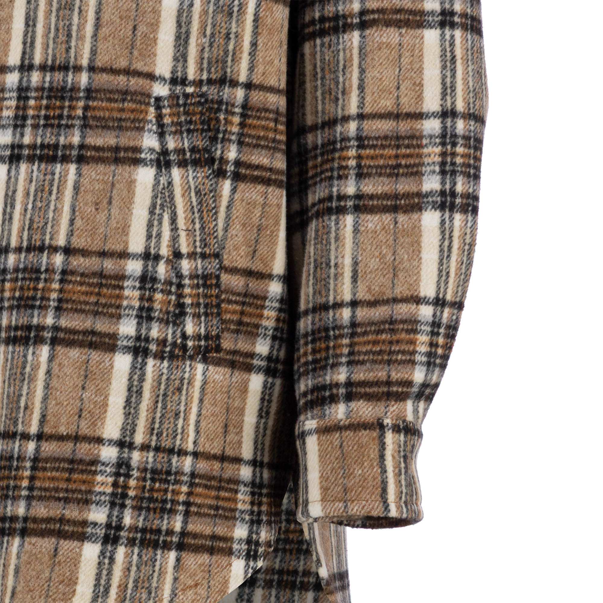 شکت زنانه کلاه دار شکلاتی مدل ناردین السانا Elsana کد 2347