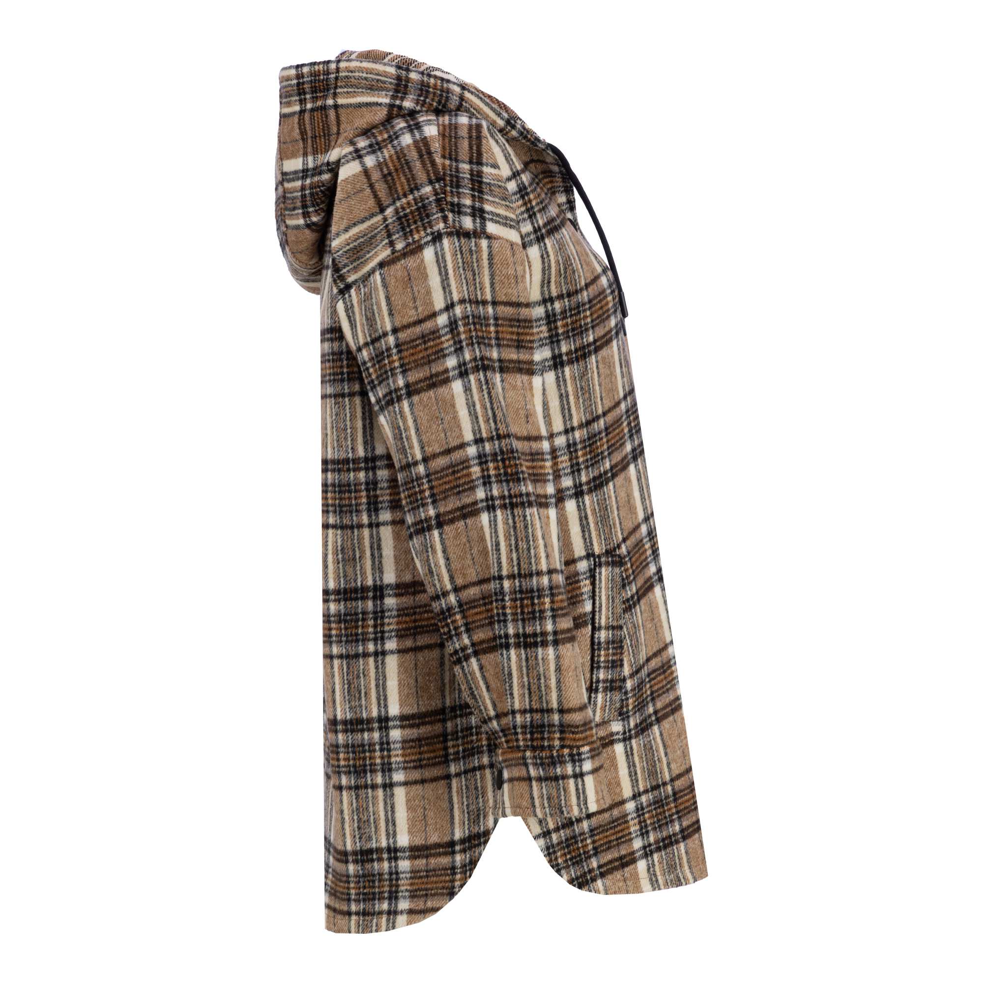 شکت زنانه کلاه دار شکلاتی مدل ناردین السانا Elsana کد 2347