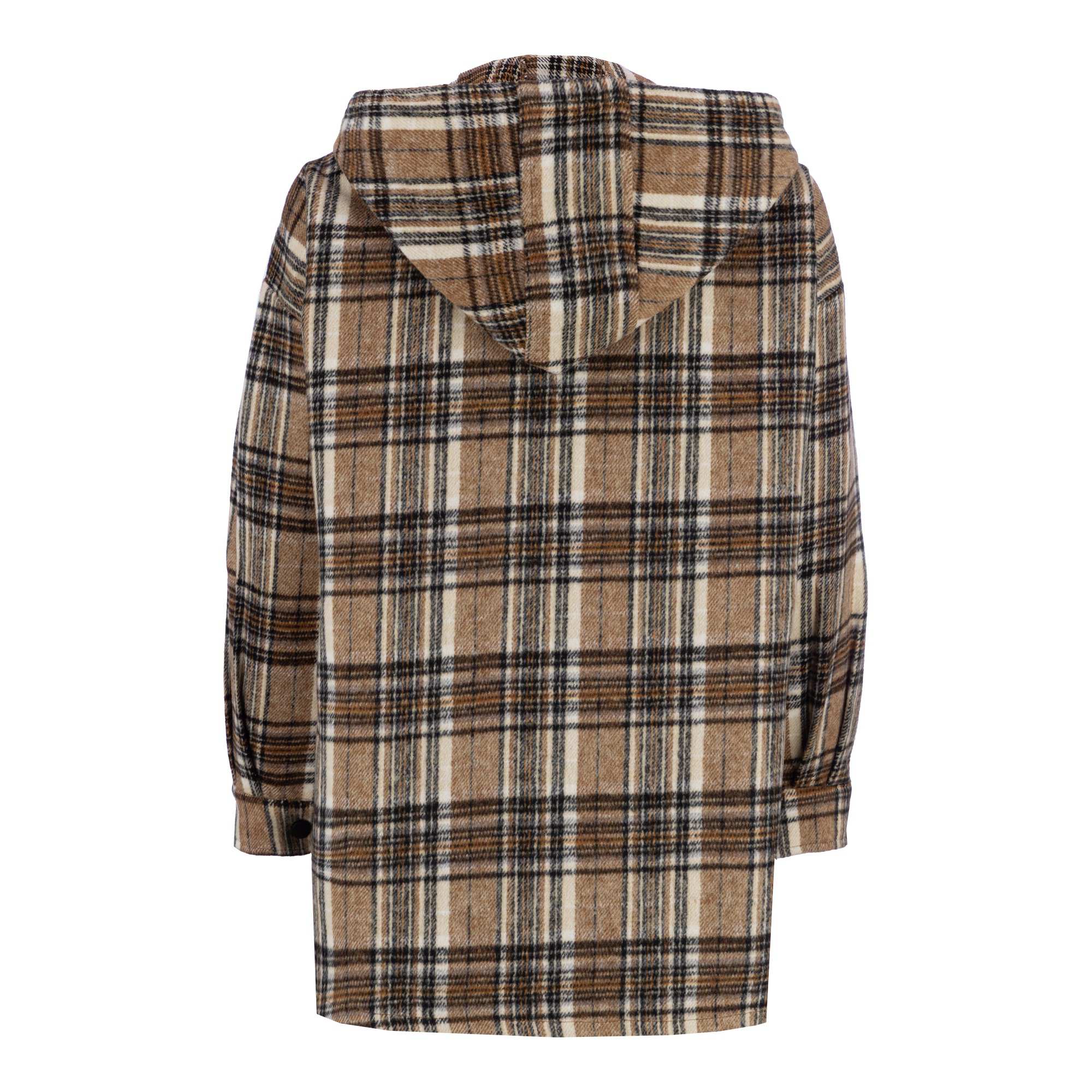 شکت زنانه کلاه دار شکلاتی مدل ناردین السانا Elsana کد 2347