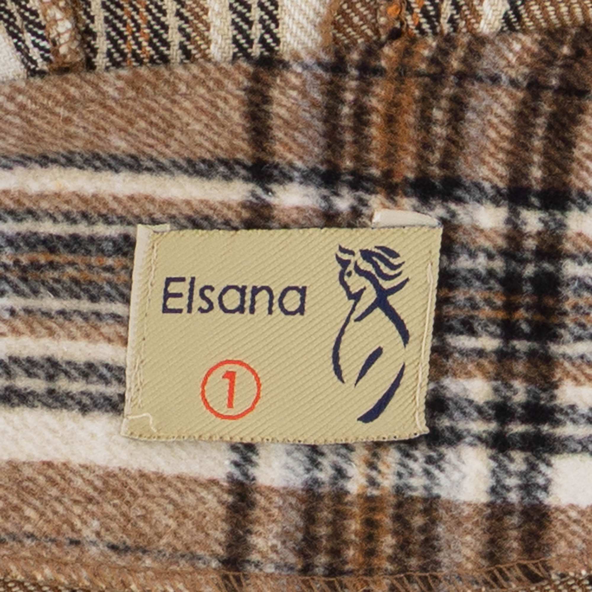 شکت زنانه کلاه دار شکلاتی مدل ناردین السانا Elsana کد 2347