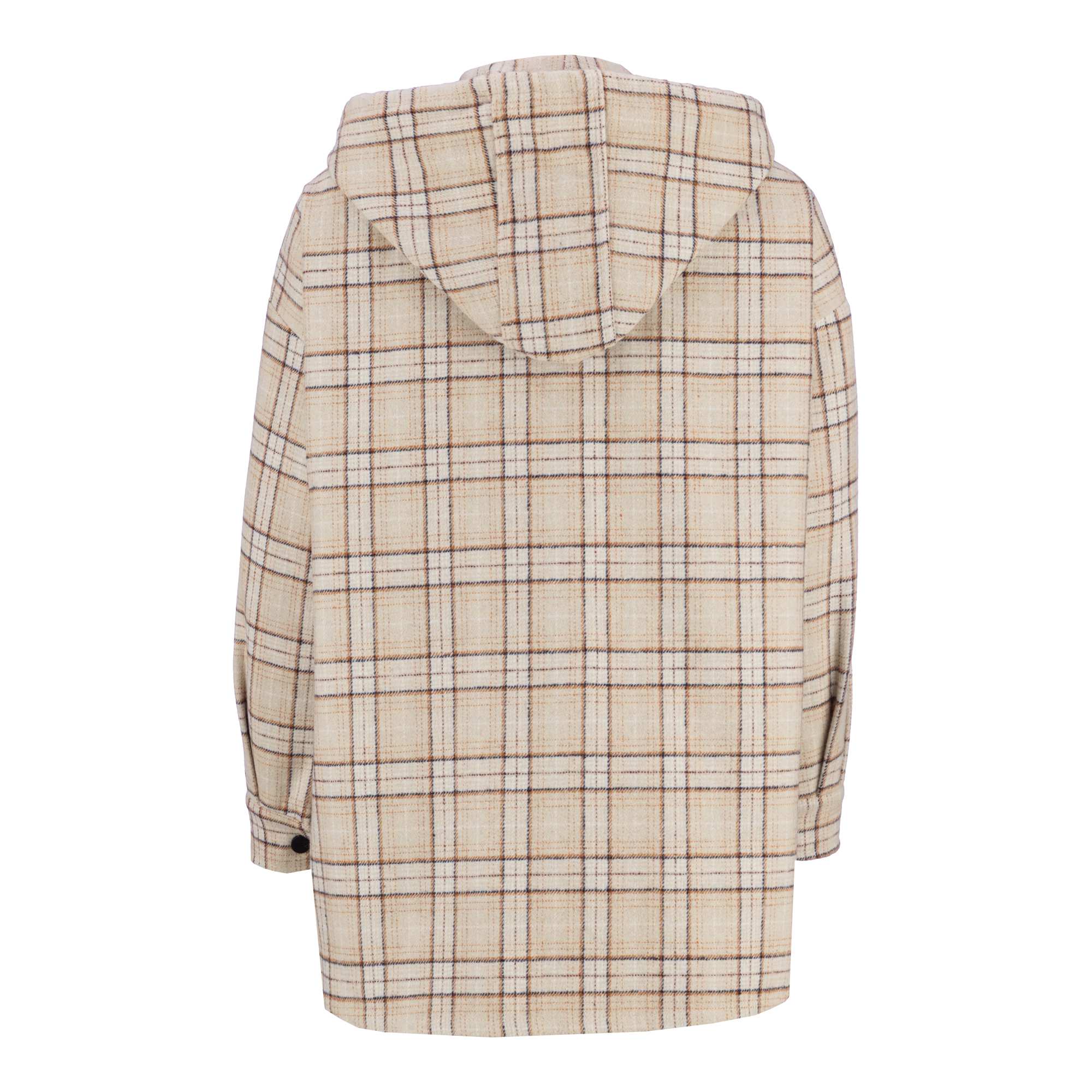 شکت زنانه کلاه دار کرم مدل ناردین السانا Elsana کد 2347