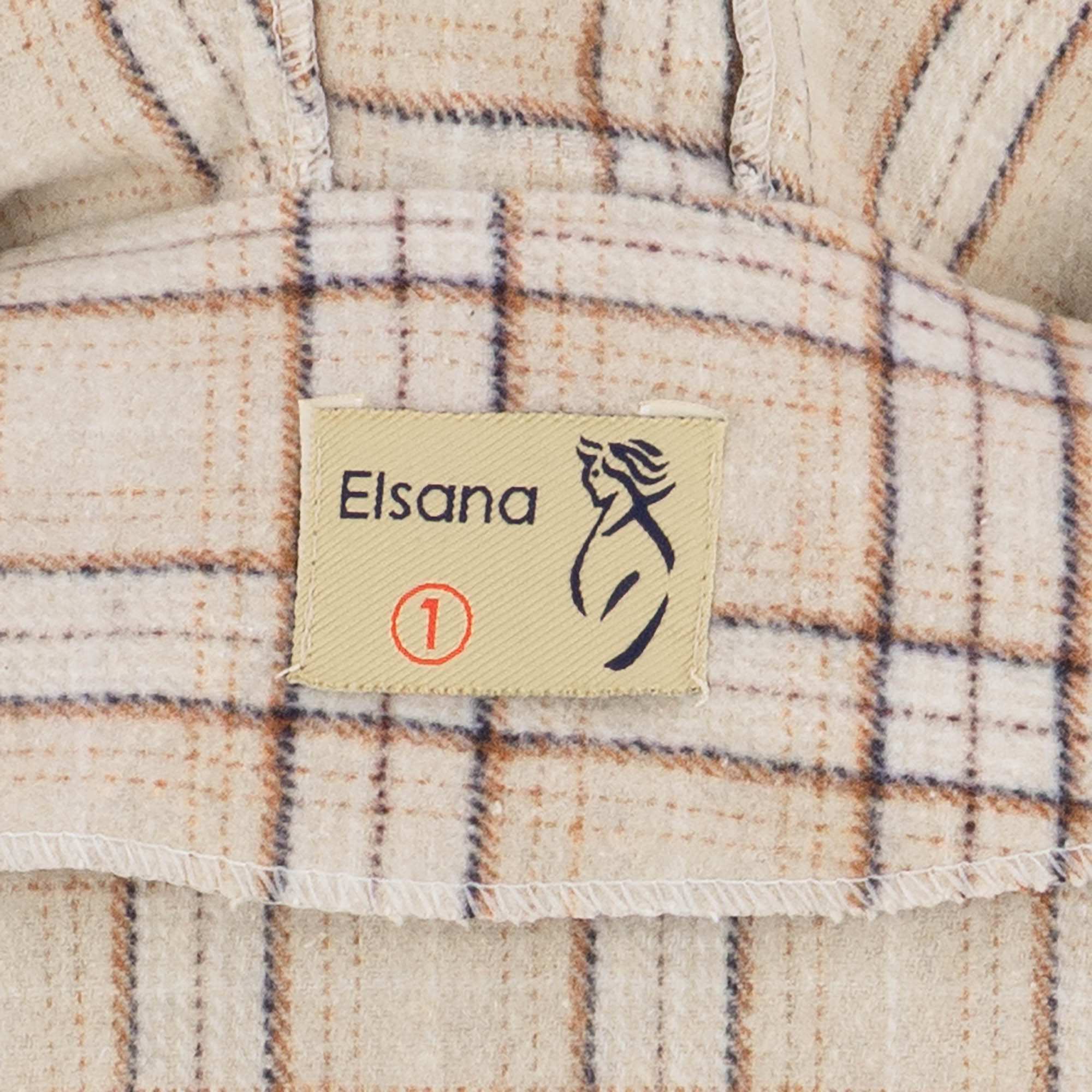 شکت زنانه کلاه دار کرم مدل ناردین السانا Elsana کد 2347