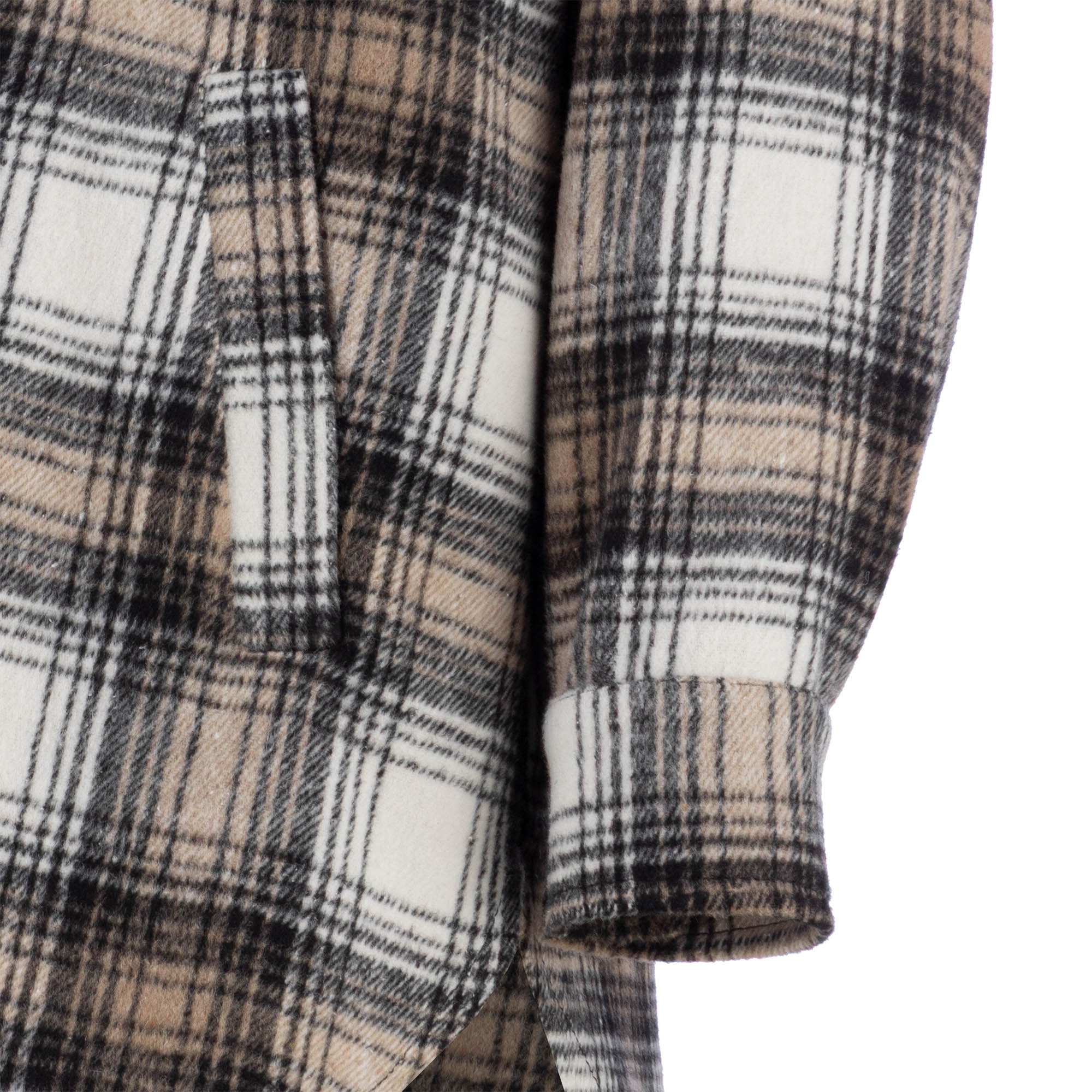 شکت زنانه کلاه دار نسکافه ای مدل ناردین السانا Elsana کد 2347