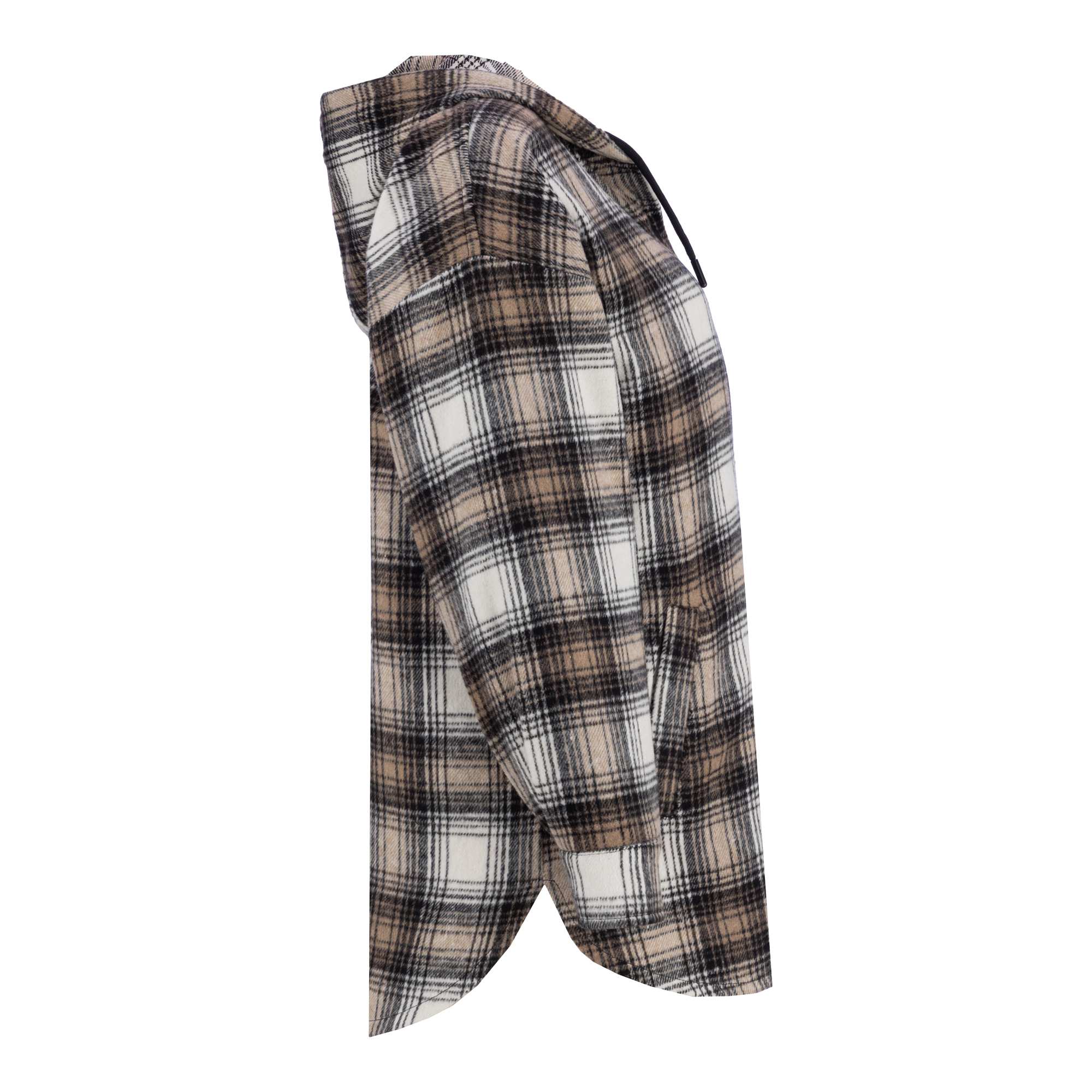 شکت زنانه کلاه دار نسکافه ای مدل ناردین السانا Elsana کد 2347