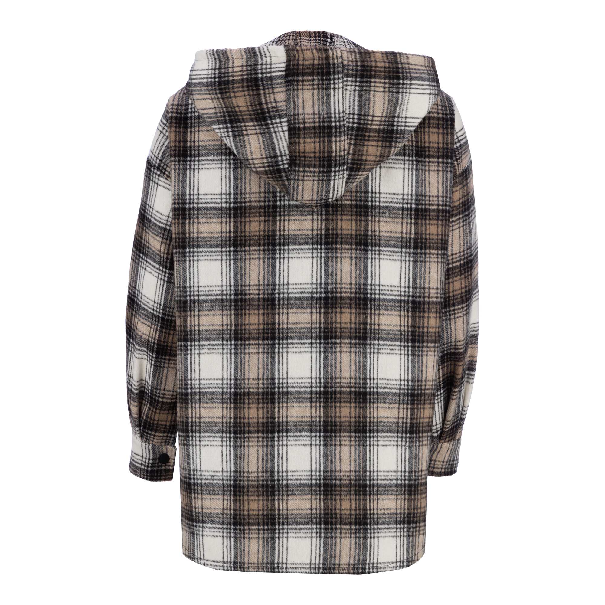 شکت زنانه کلاه دار نسکافه ای مدل ناردین السانا Elsana کد 2347