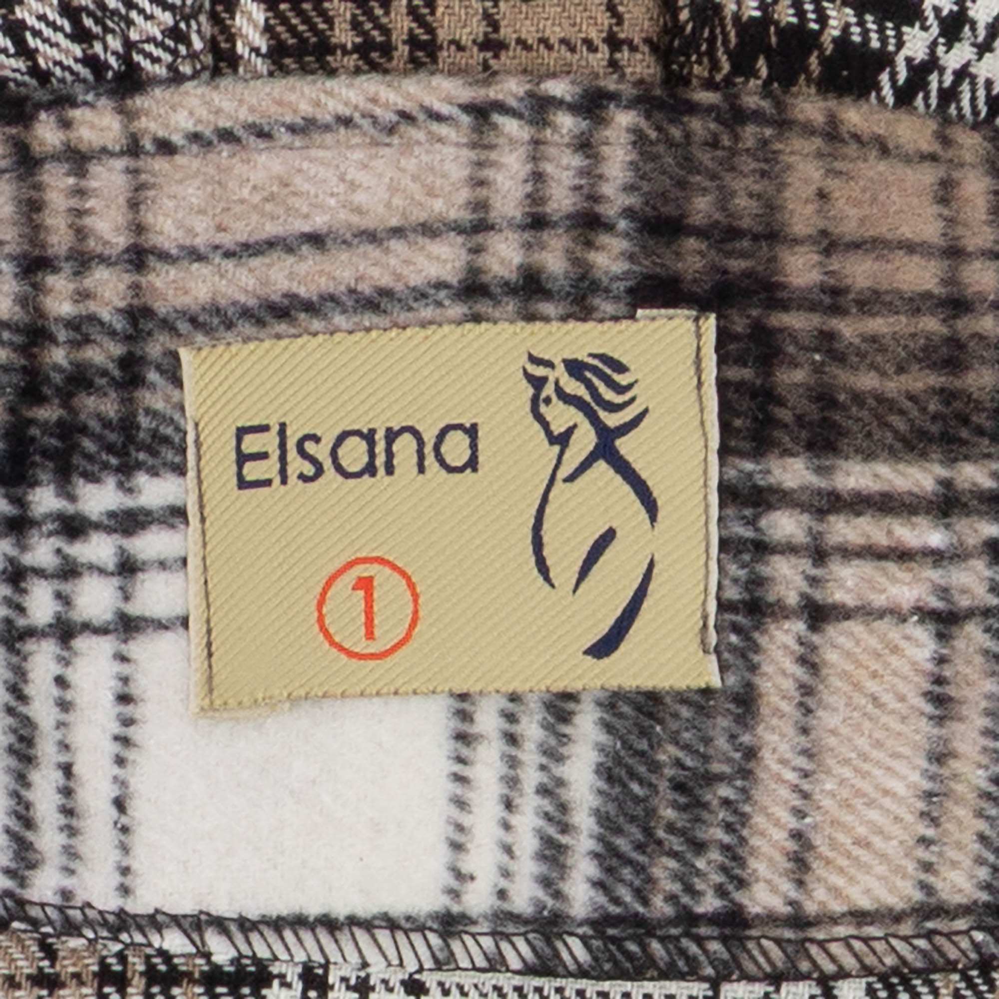 شکت زنانه کلاه دار نسکافه ای مدل ناردین السانا Elsana کد 2347