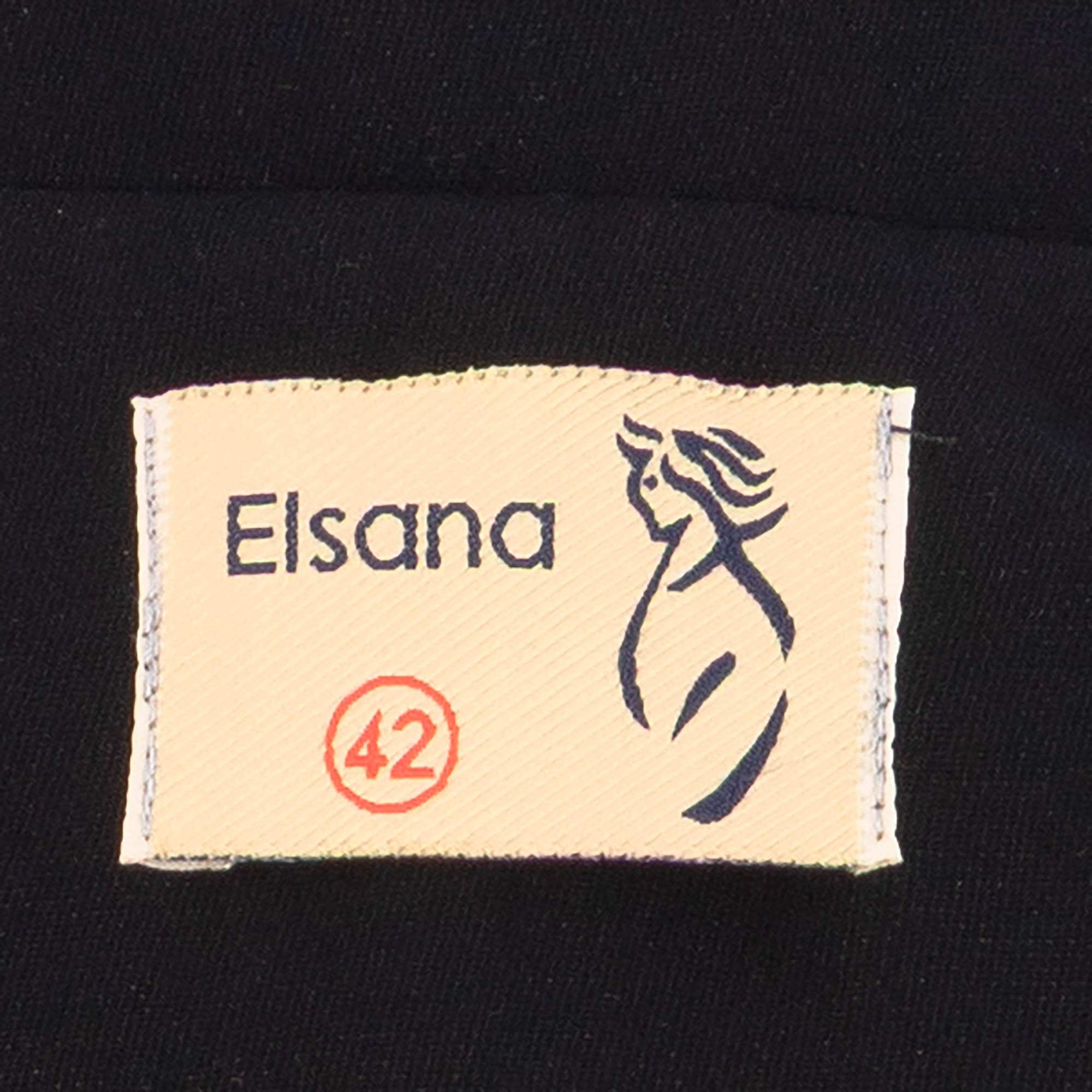 کت زنانه کرپ لمه مشکی مدل آنیه السانا Elsana کد 2348