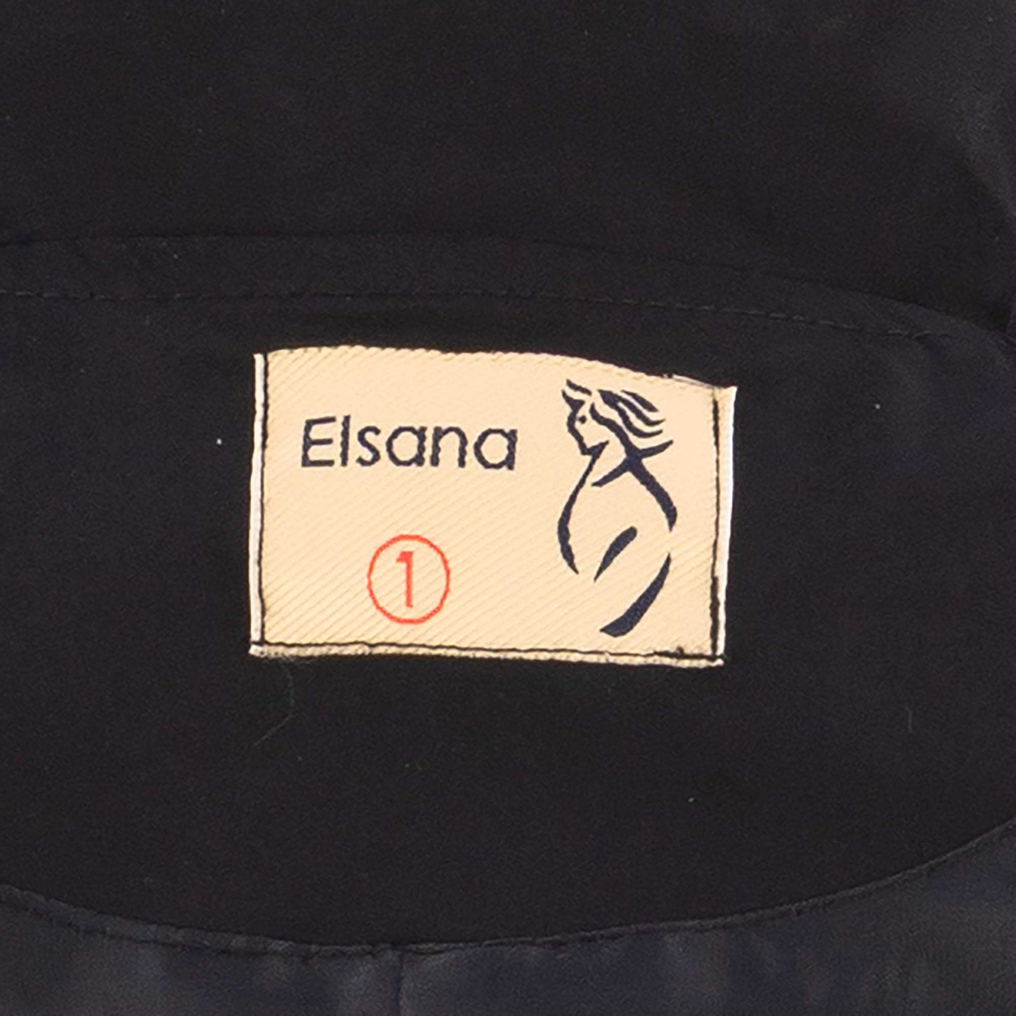 بارانی بلند زنانه مشکی مدل هیتا السانا Elsana کد 2351