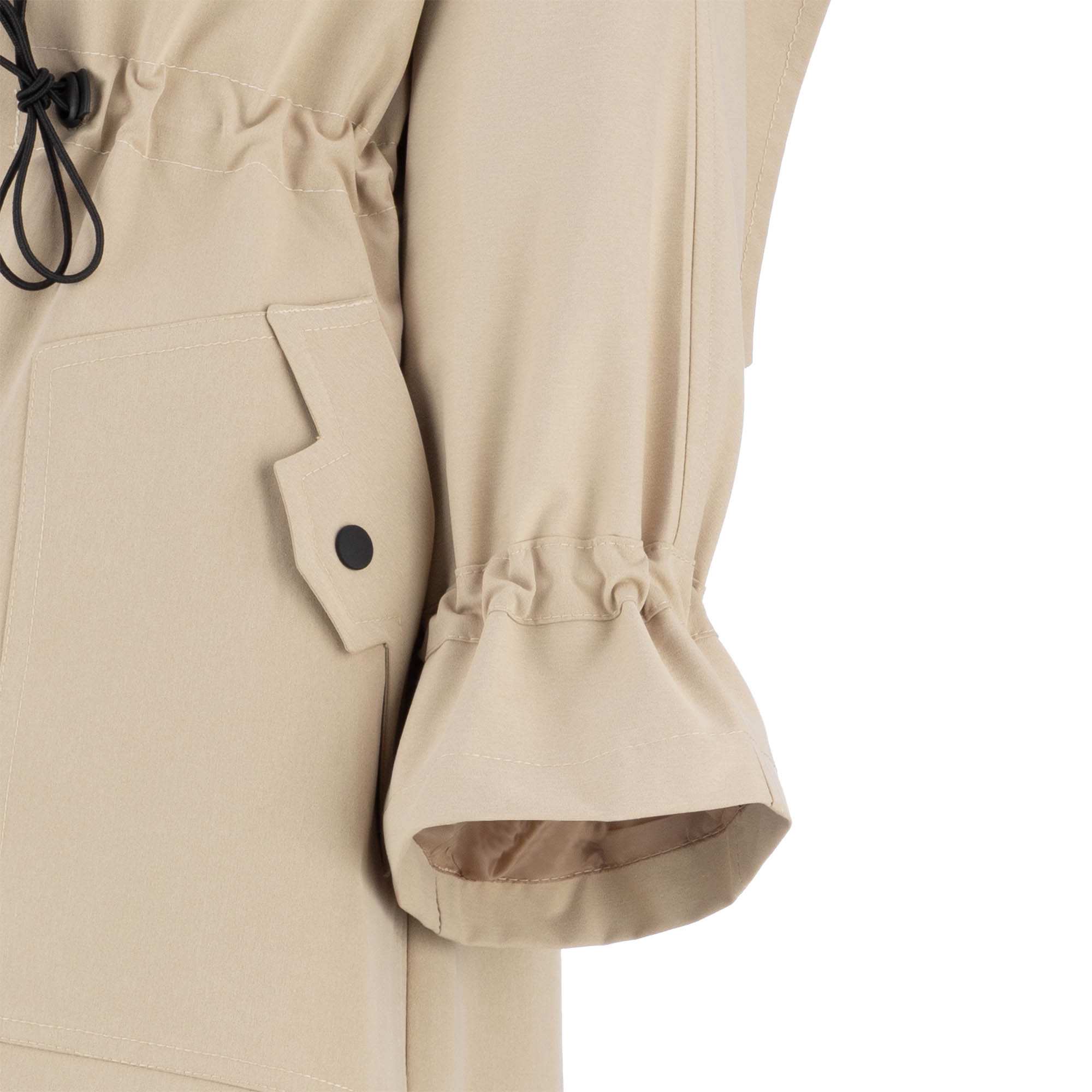 بارانی بلند زنانه کرم مدل هیتا السانا Elsana کد 2351