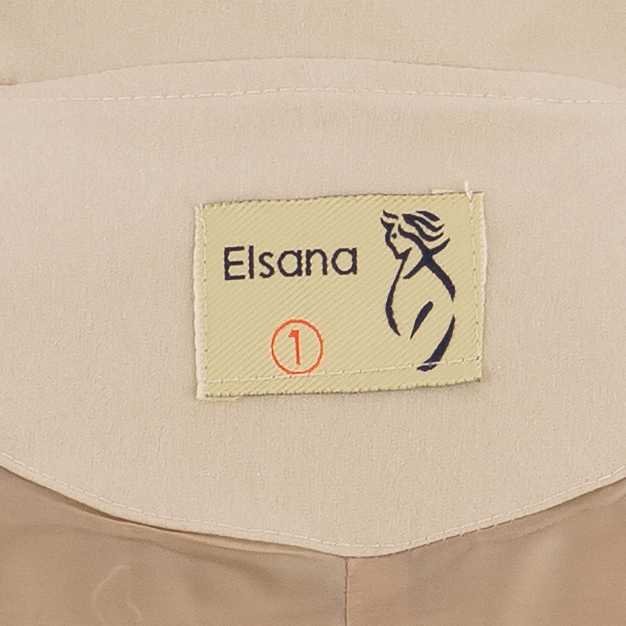 بارانی بلند زنانه کرم مدل هیتا السانا Elsana کد 2351