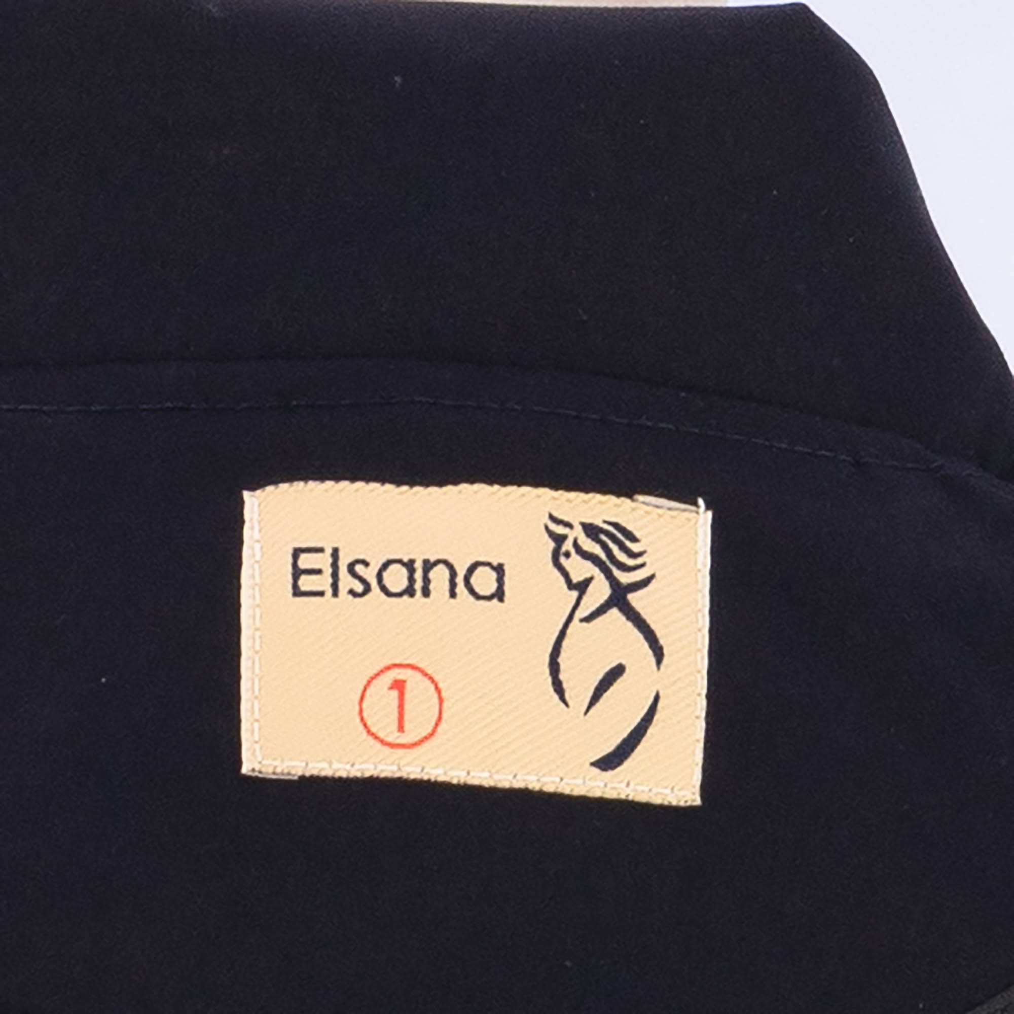 بارانی بلند زنانه سرمه ای تیره مدل هیتا السانا Elsana کد 2351