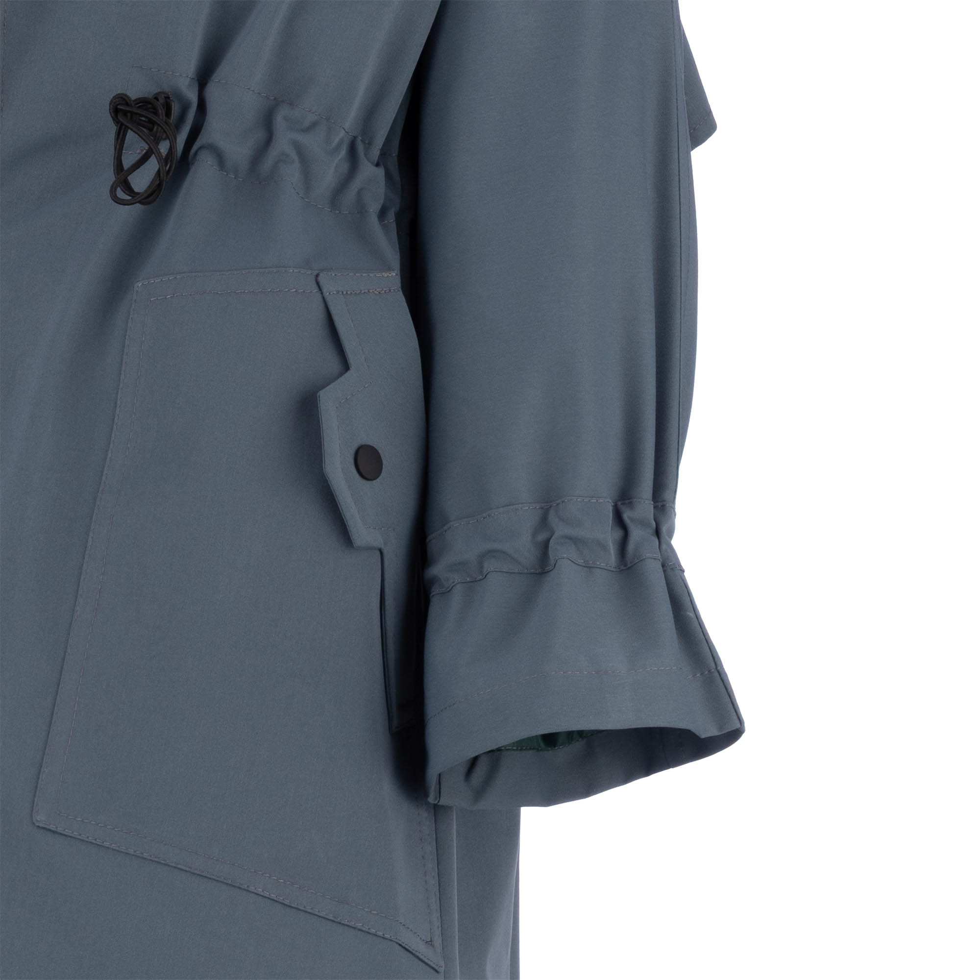 بارانی بلند زنانه سبز کله غازی مدل هیتا السانا Elsana کد 2351