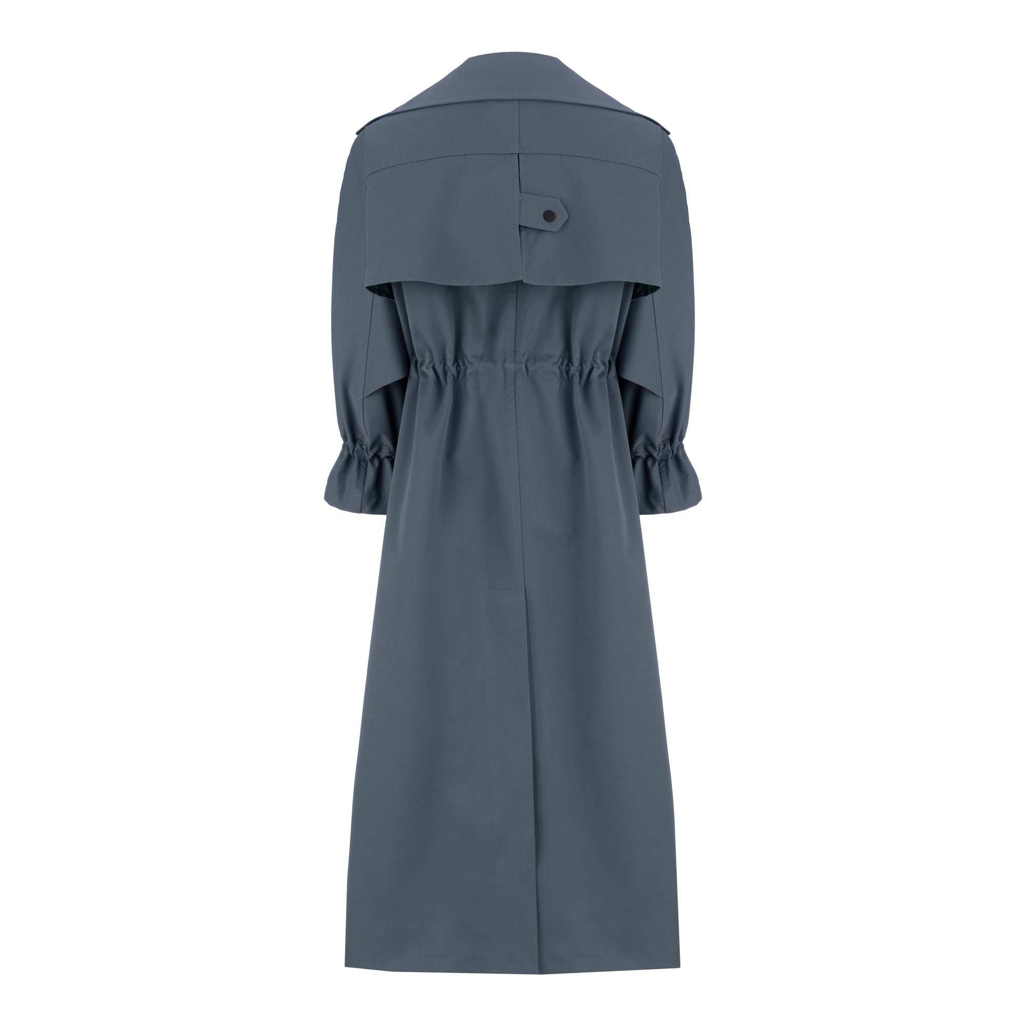 بارانی بلند زنانه سبز کله غازی مدل هیتا السانا Elsana کد 2351