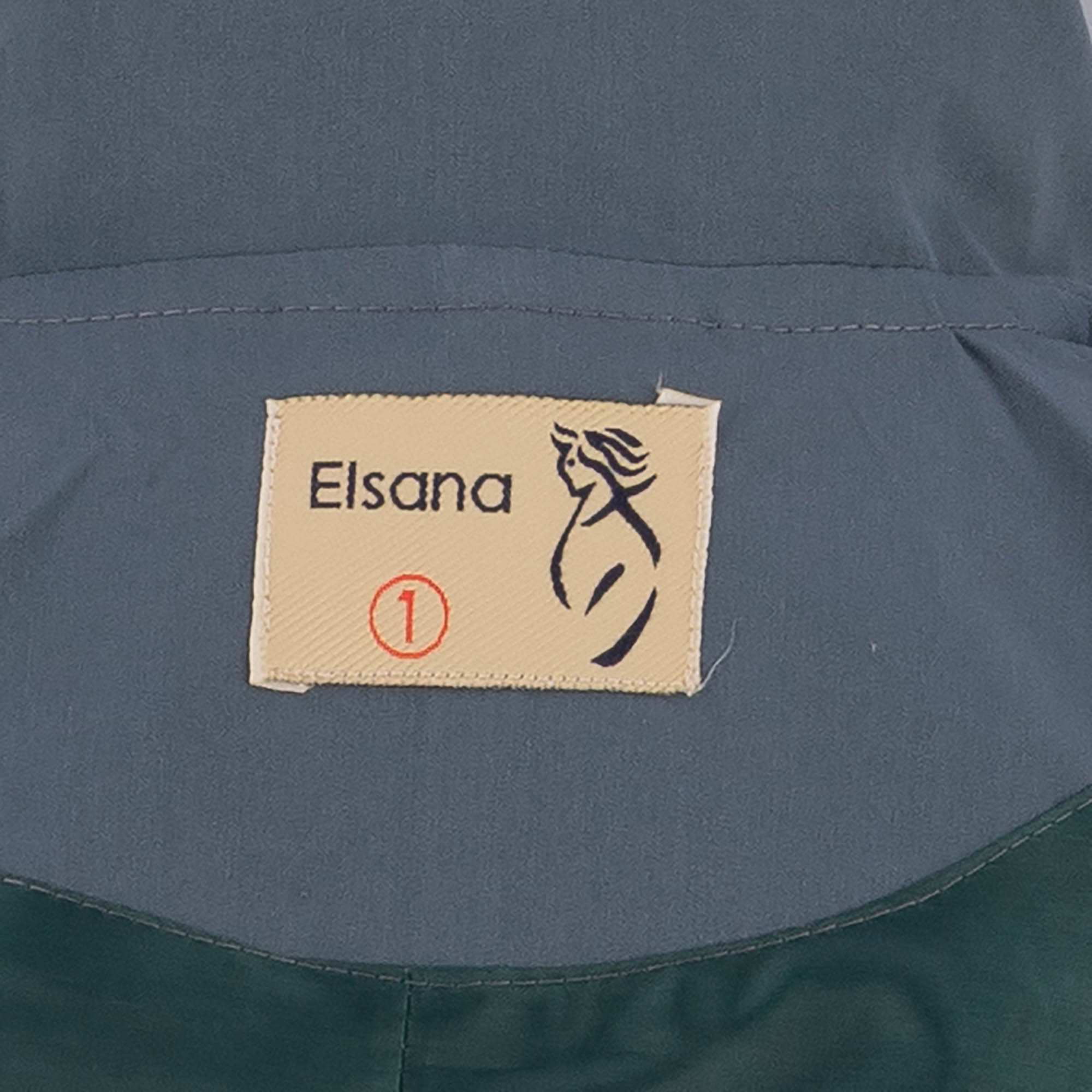 بارانی بلند زنانه سبز کله غازی مدل هیتا السانا Elsana کد 2351