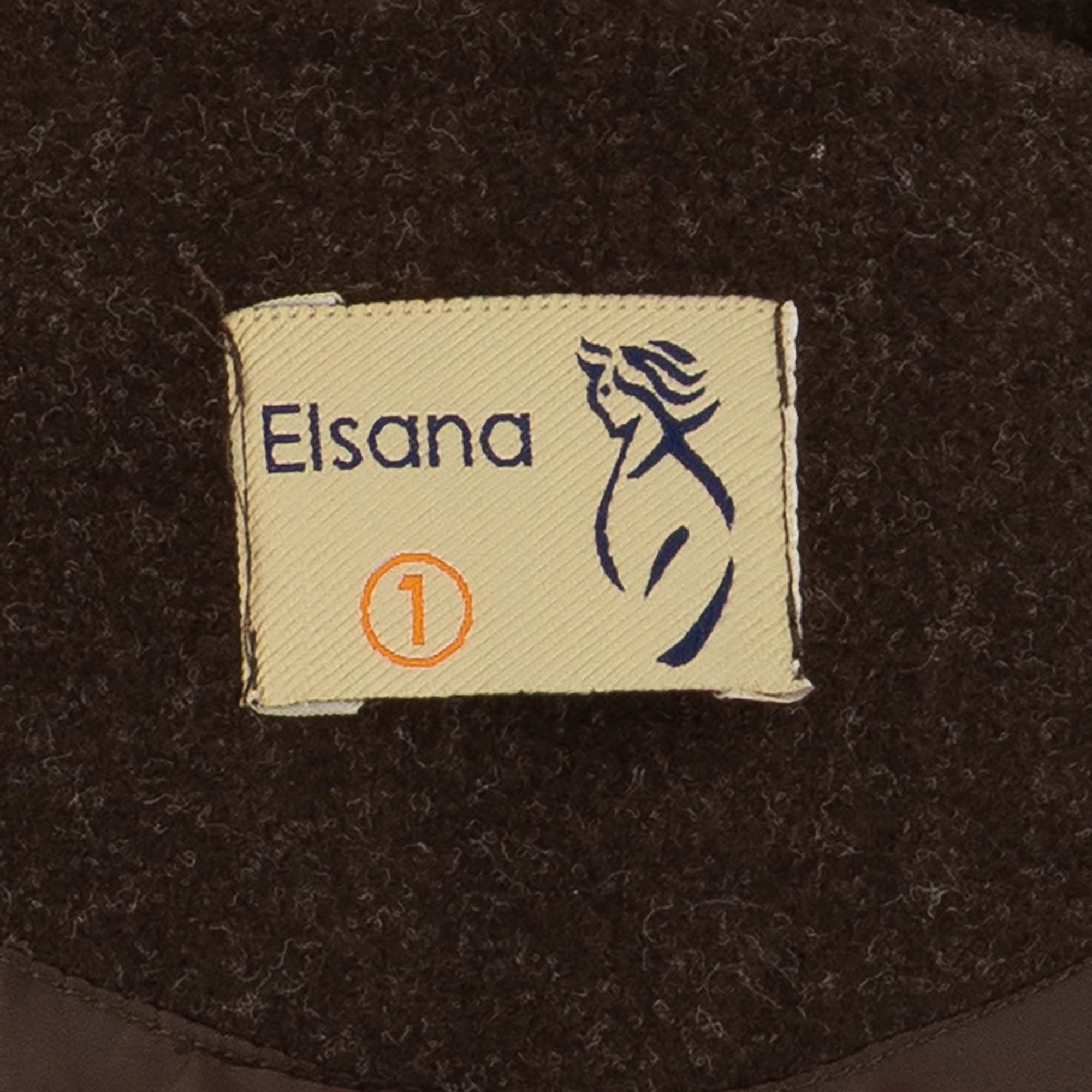 پالتو زنانه فوتر قهوه ای مدل خزان السانا Elsana کد 2352