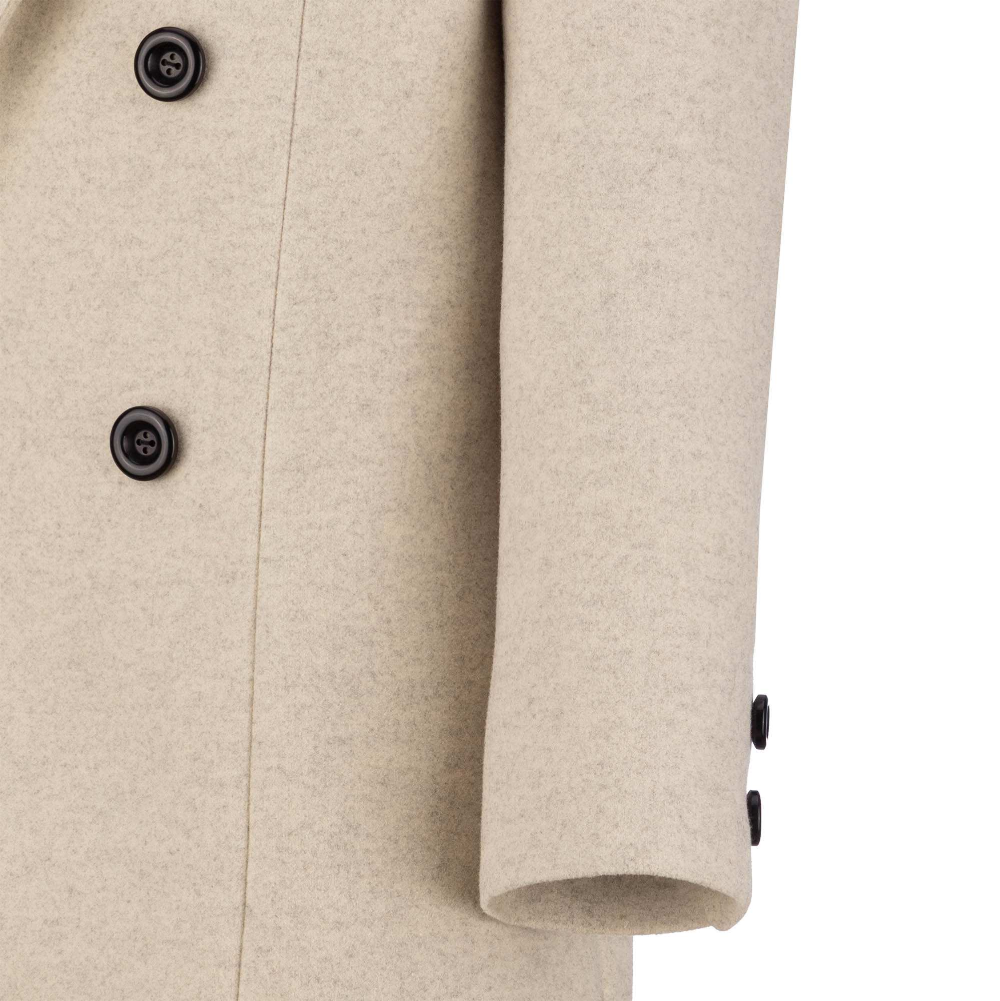 پالتو زنانه فوتر کرم مدل خزان السانا Elsana کد 2352