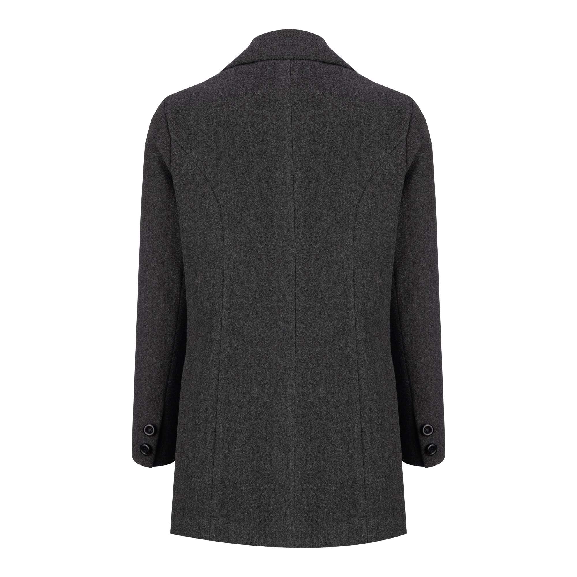 پالتو زنانه فوتر زغالی مدل خزان السانا Elsana کد 2352