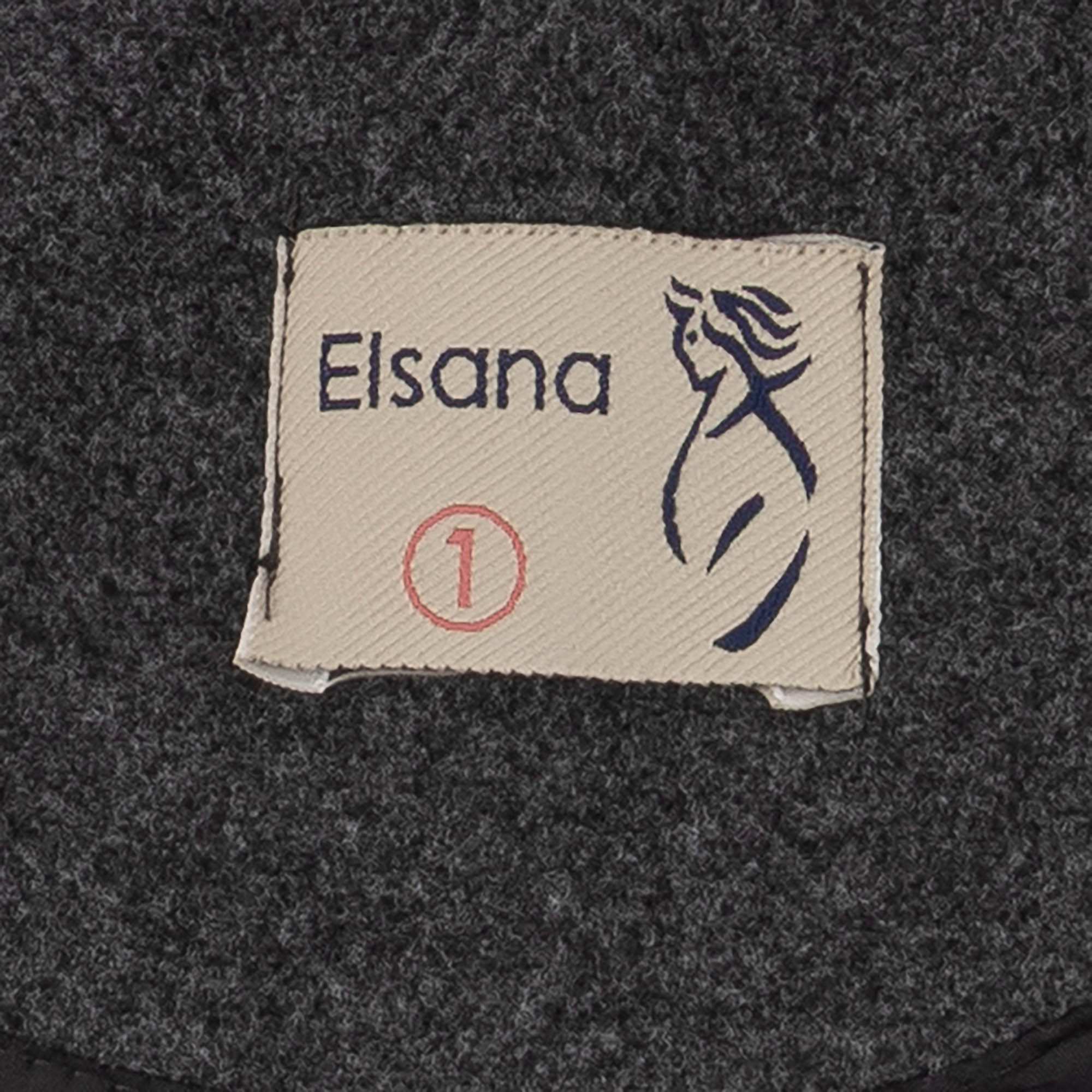 پالتو زنانه فوتر زغالی مدل خزان السانا Elsana کد 2352