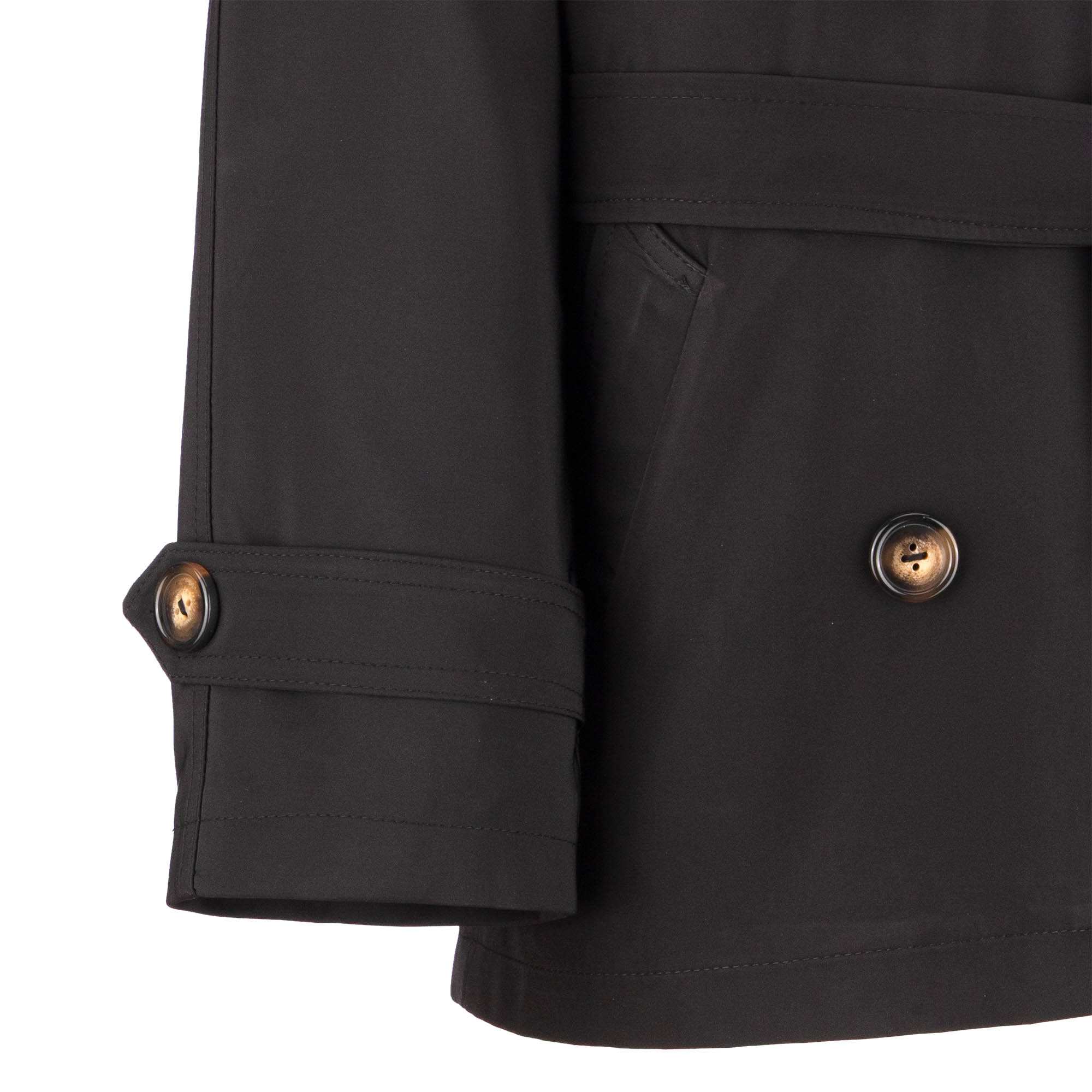 بارانی زنانه مشکی مدل سپنتا السانا Elsana کد 2353