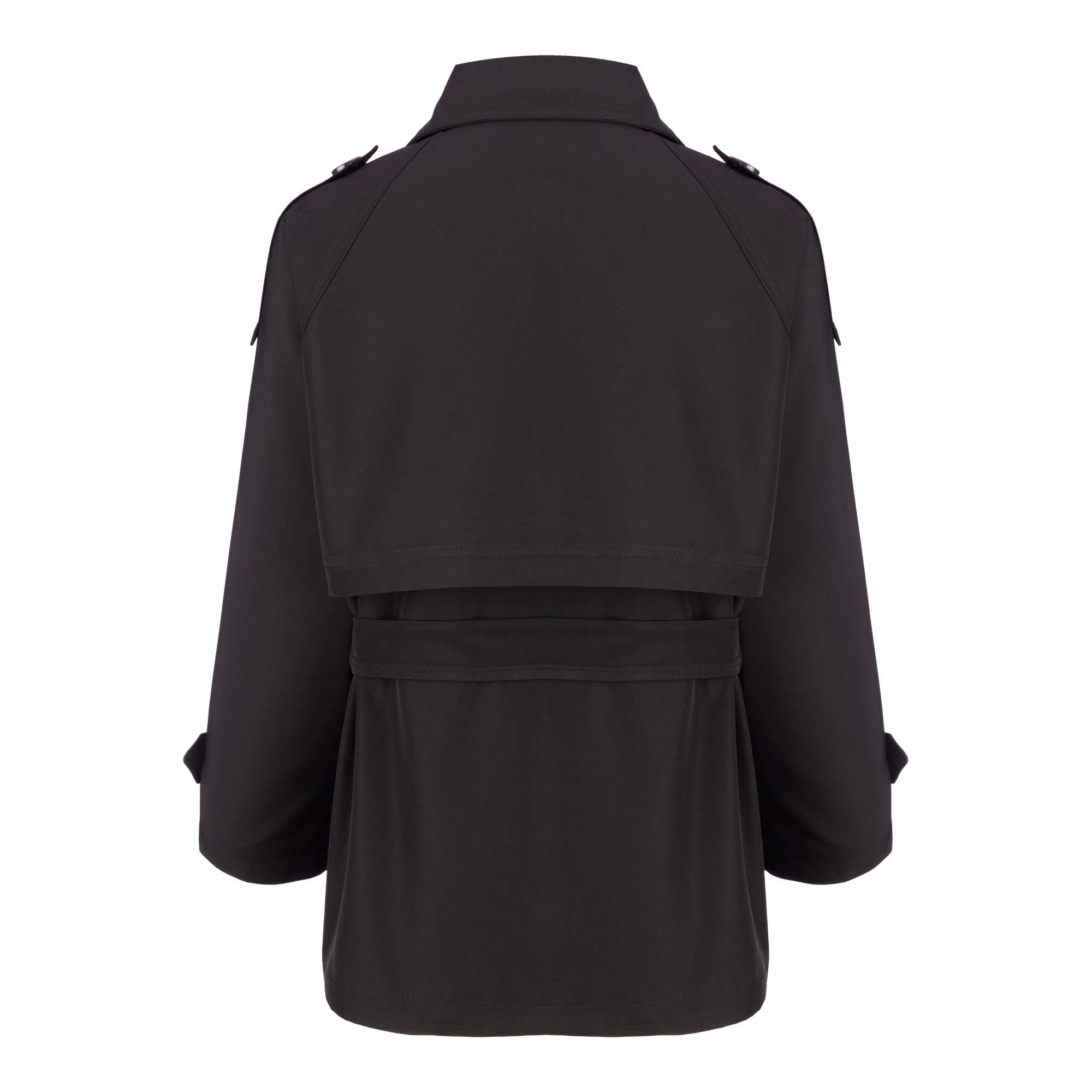 بارانی زنانه مشکی مدل سپنتا السانا Elsana کد 2353