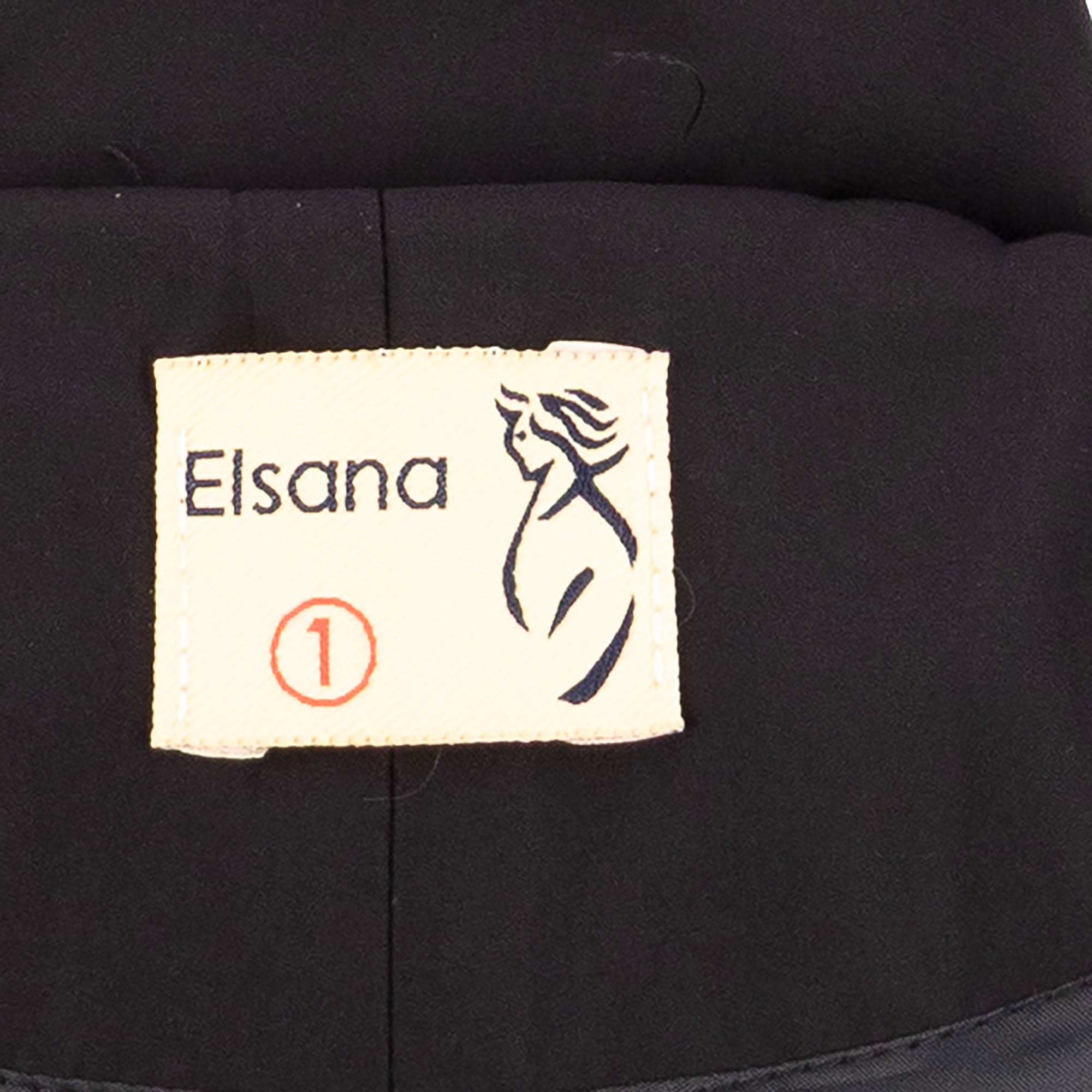 بارانی زنانه مشکی مدل سپنتا السانا Elsana کد 2353