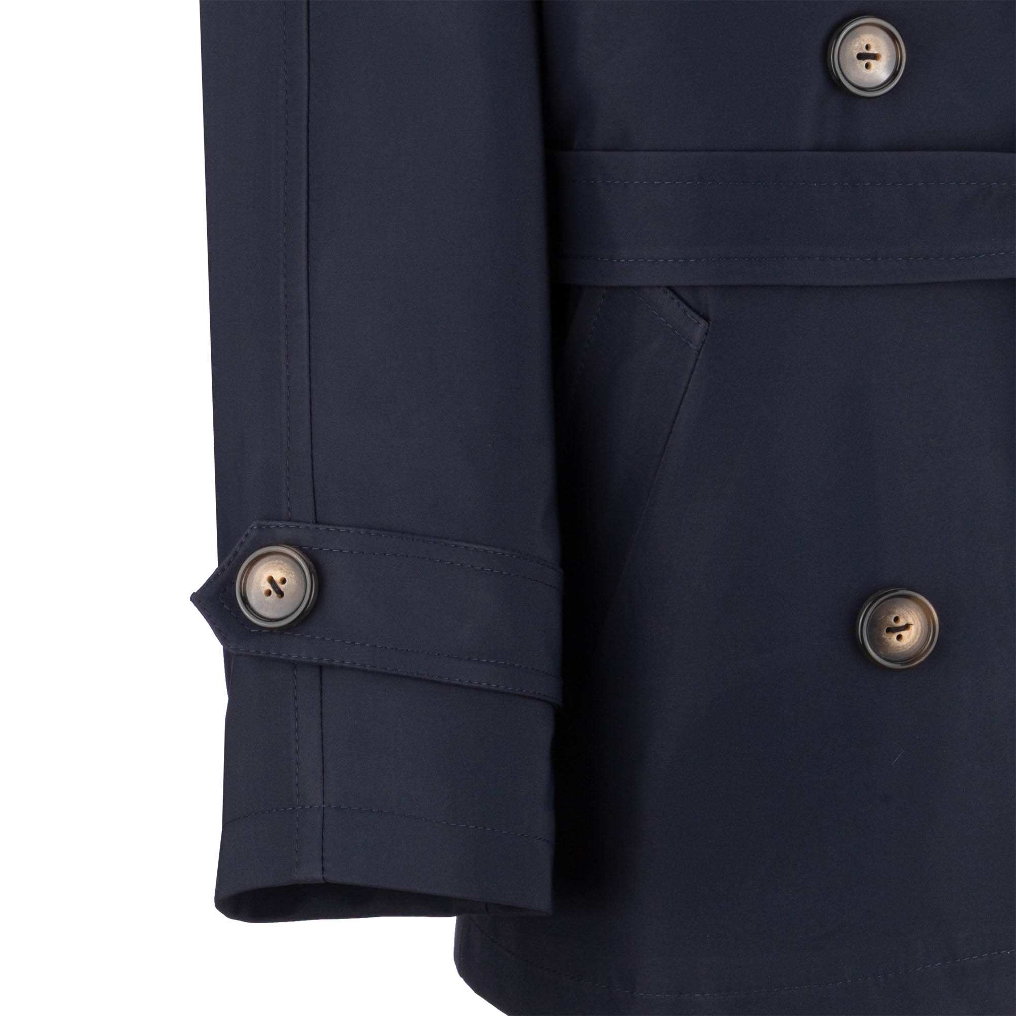 بارانی زنانه سرمه ای مدل سپنتا السانا Elsana کد 2353