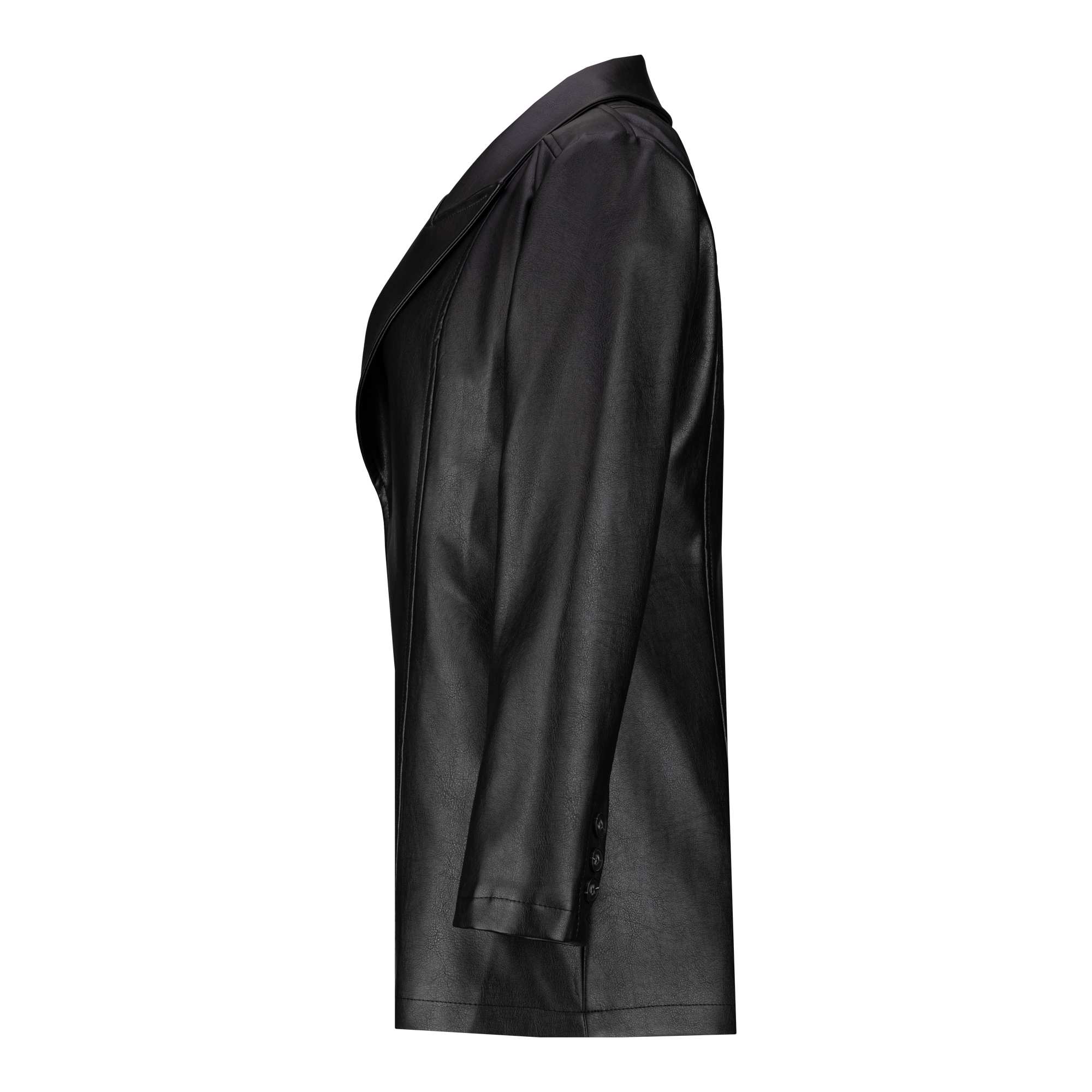 کت چرم زنانه مشکی مدل وصال السانا Elsana کد 2354