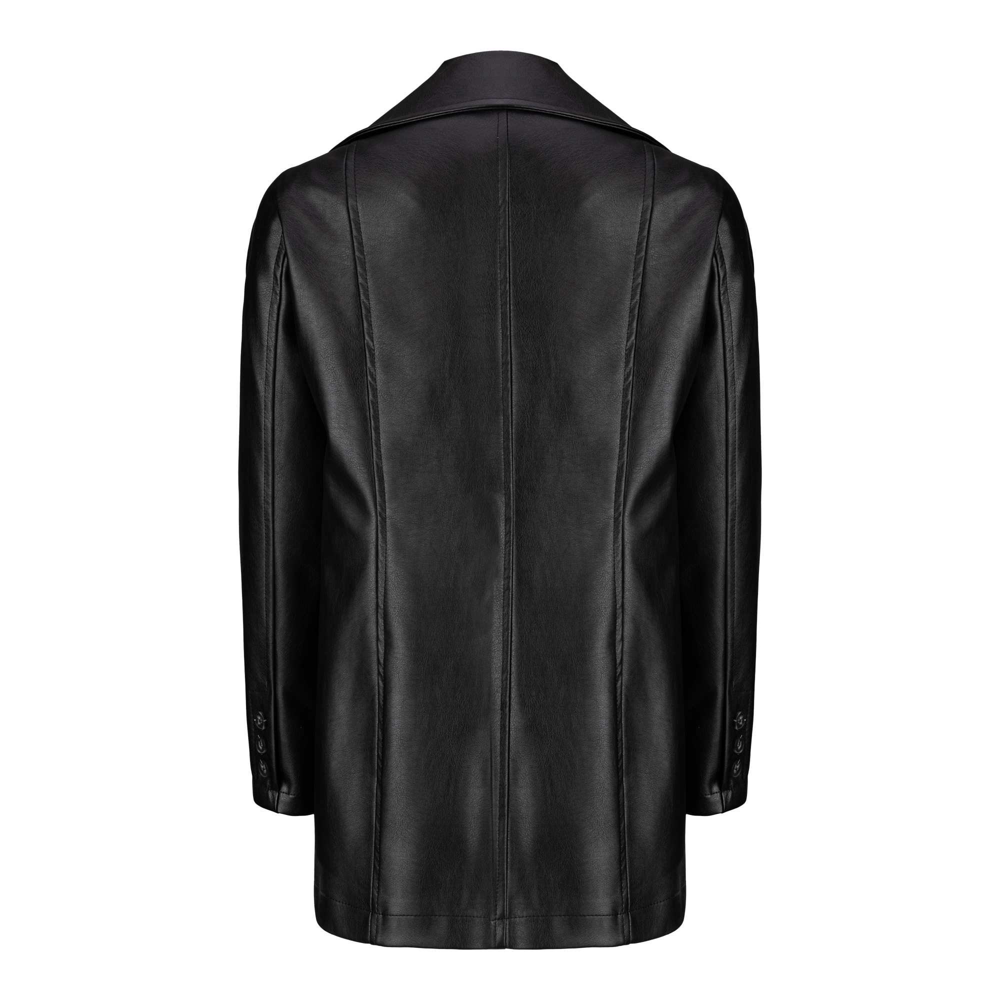 کت چرم زنانه مشکی مدل وصال السانا Elsana کد 2354