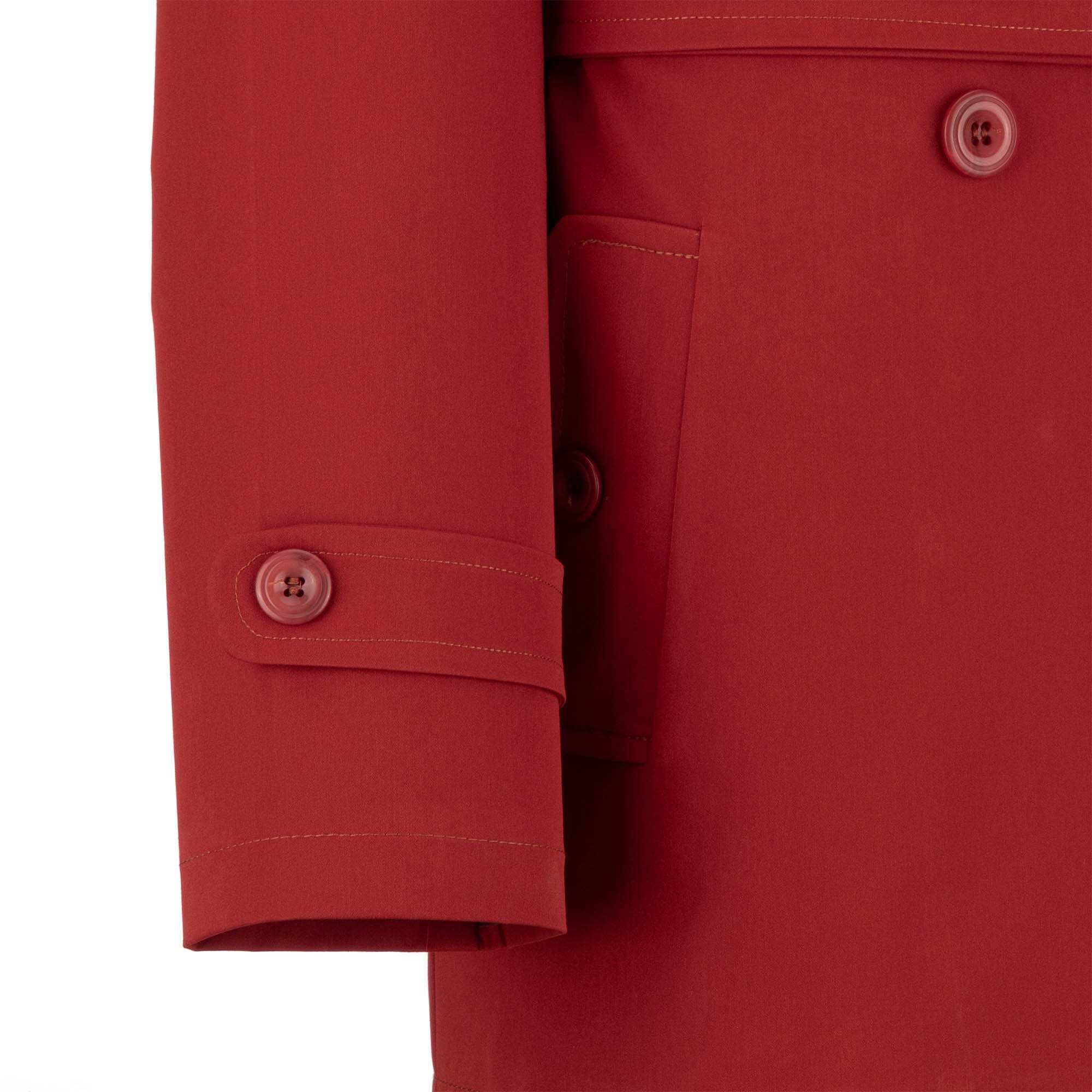 بارانی زنانه آجری مدل مونا السانا Elsana کد 2355