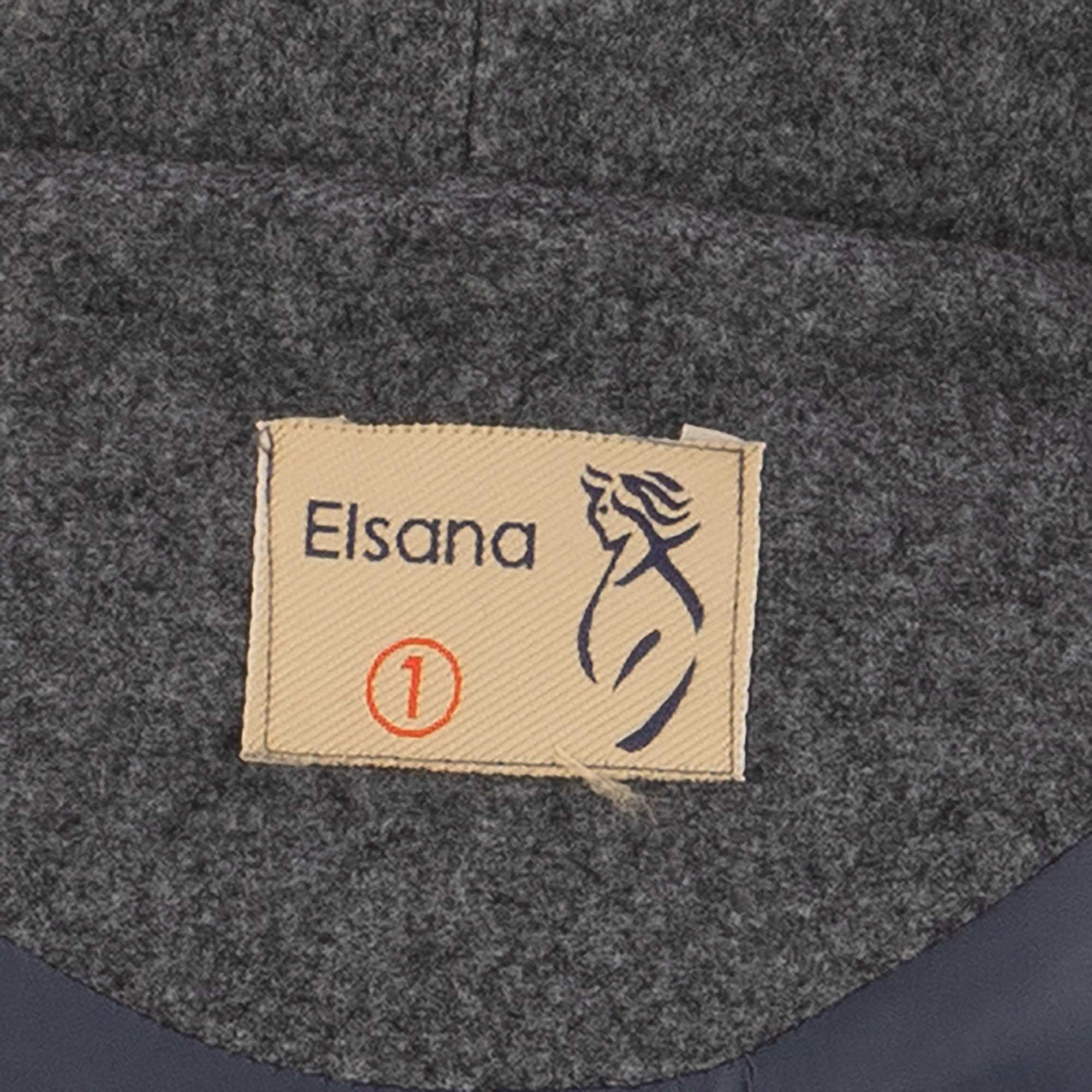 پالتو بلند زنانه فوتر زغالی مدل دیاکو السانا Elsana کد 2356