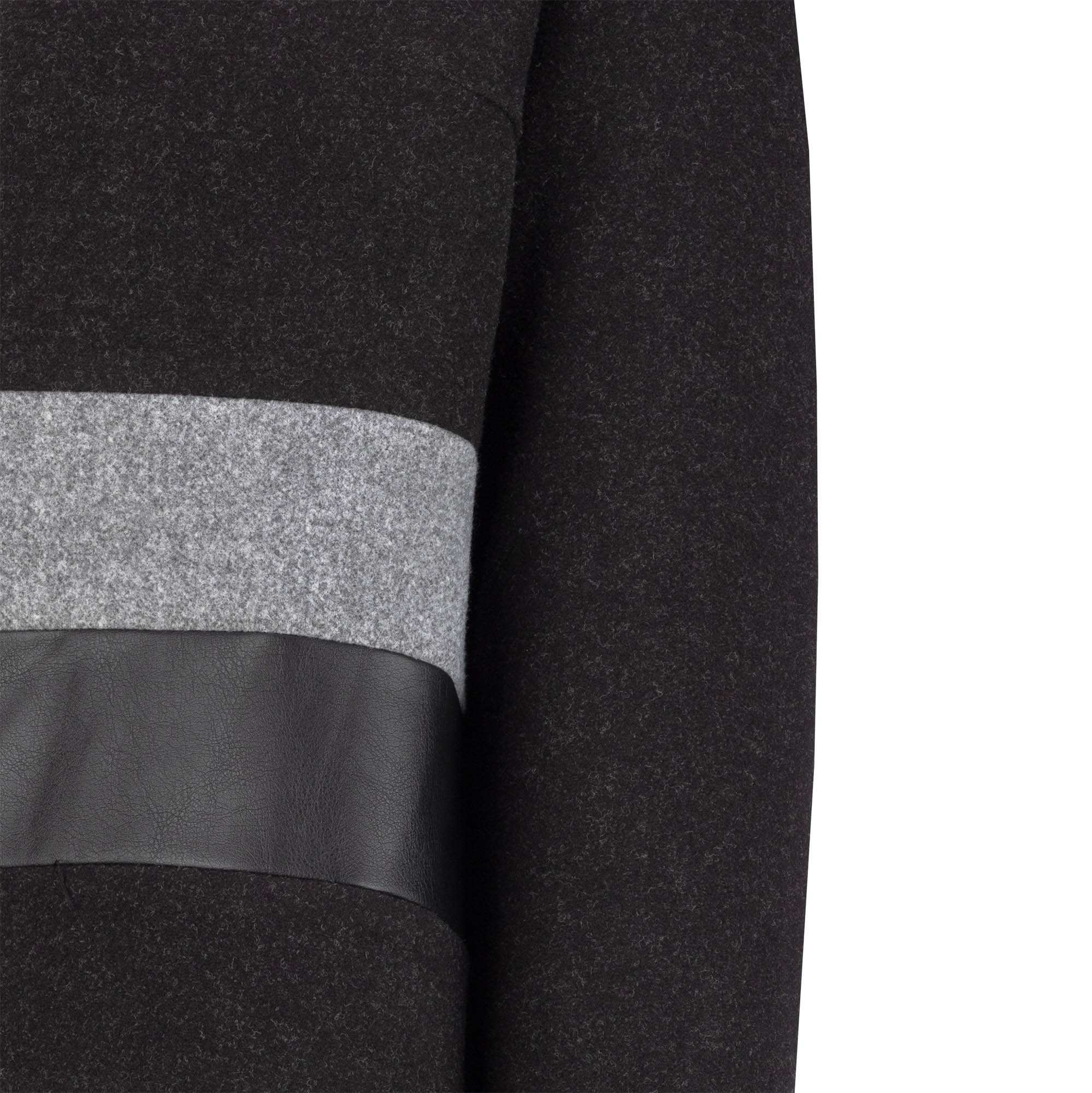 پالتو کوتاه زنانه فوتر مشکیطوسی مدل فرشین السانا Elsana کد 2359