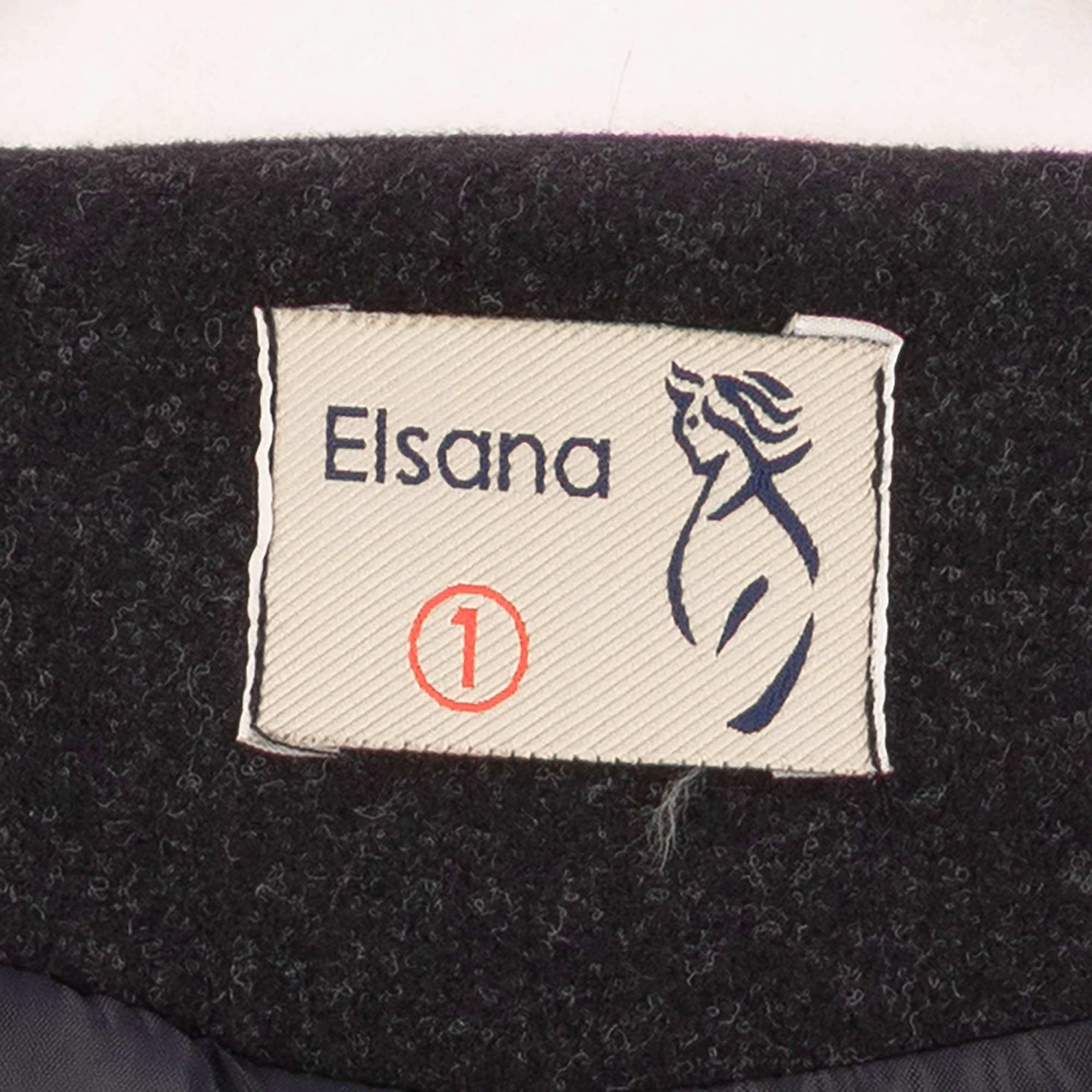 پالتو کوتاه زنانه فوتر مشکیطوسی مدل فرشین السانا Elsana کد 2359