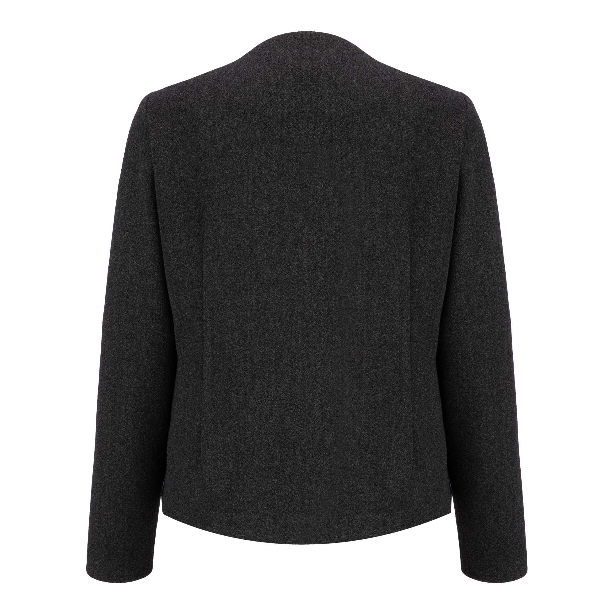 پالتو کوتاه زنانه فوتر زغالی مدل فرشین السانا Elsana کد 2359