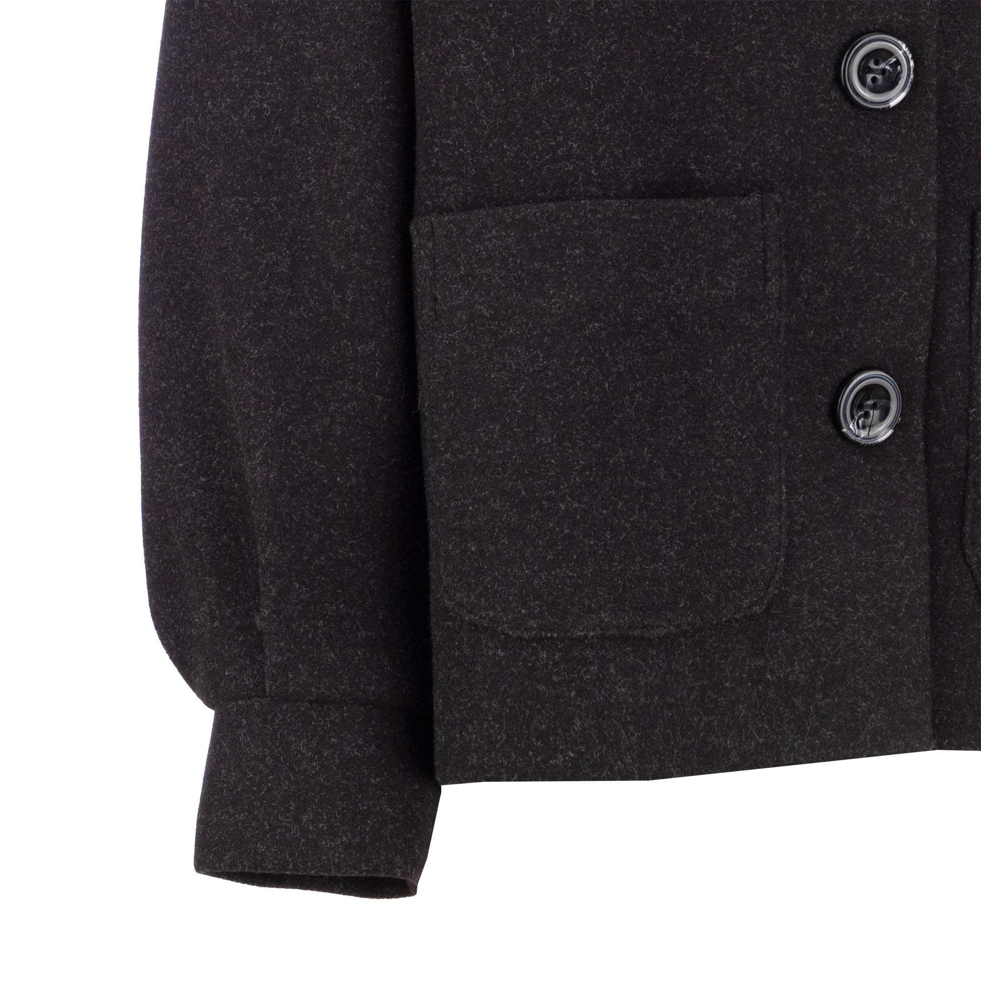 پالتو زنانه فوتر کلاه دار مشکی مدل فرتاک السانا Elsana کد 2369