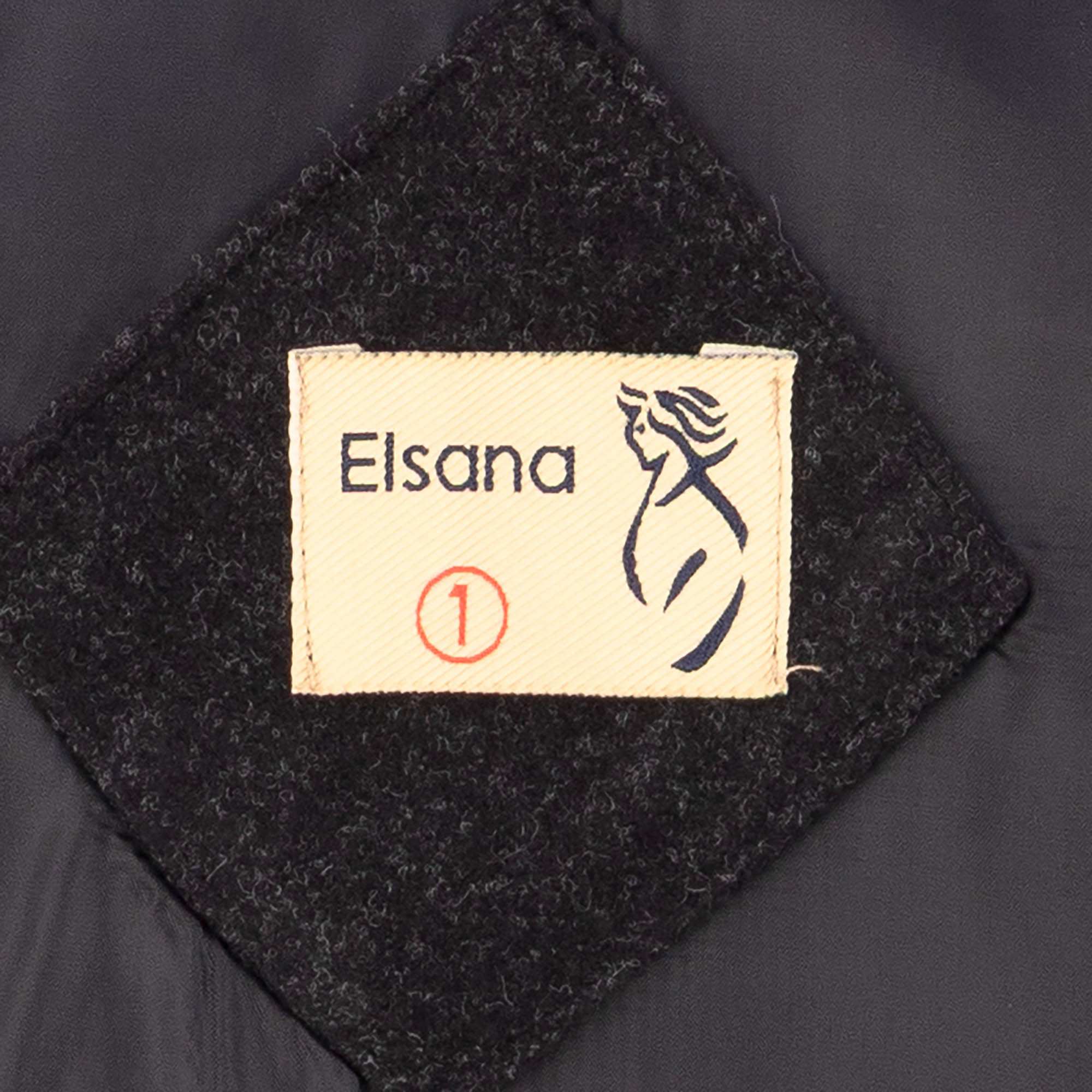 پالتو زنانه فوتر کلاه دار مشکی مدل فرتاک السانا Elsana کد 2369